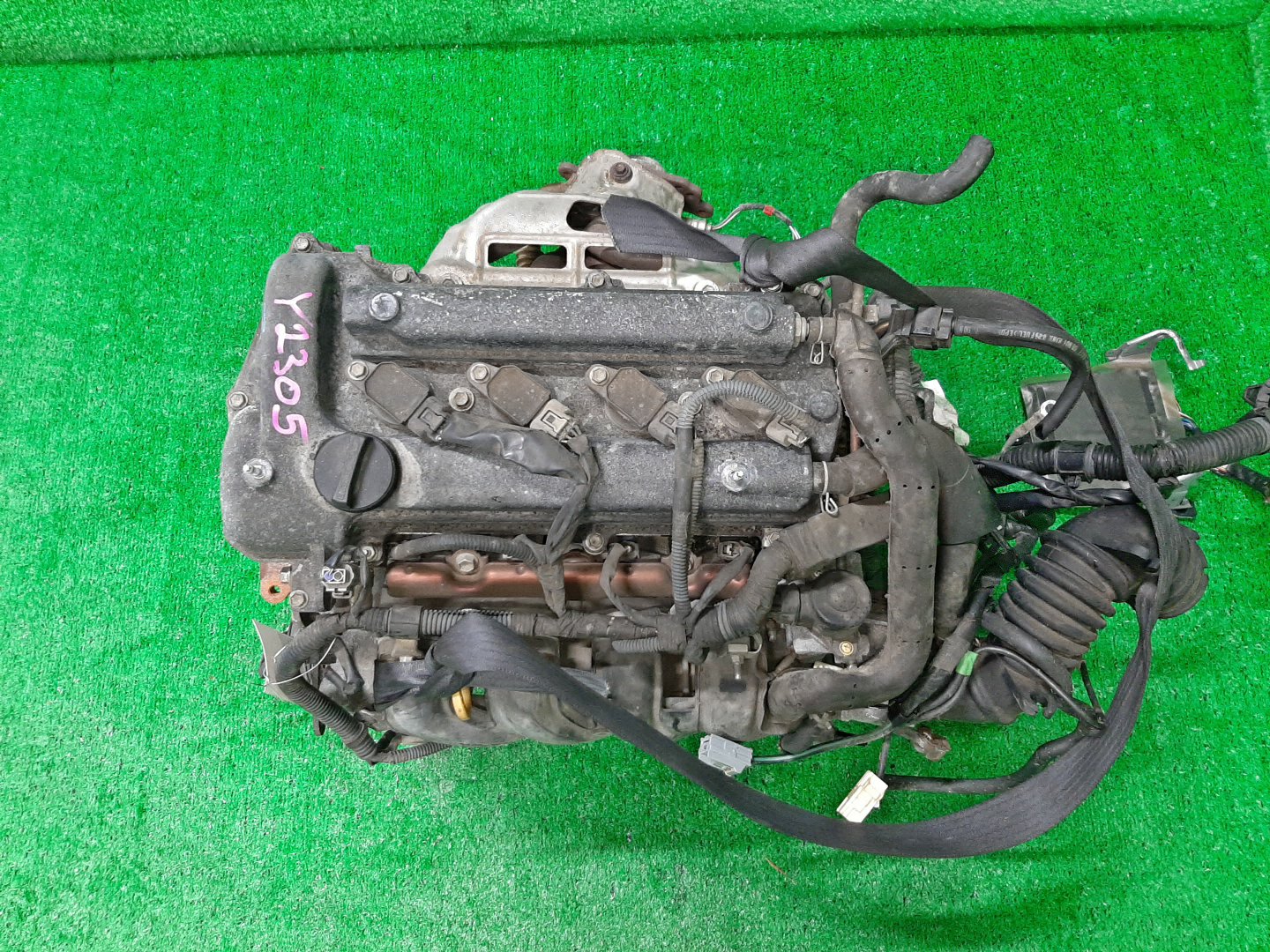 Двигатель TOYOTA COROLLA, COROLLA SPACIO, COROLLA FIELDER, ALLEX, COROLLA RUNX, WILL VS NZE121, NZE121N, NZE121G, NZE127 1NZ-FE ELECTRO 1 ракурс