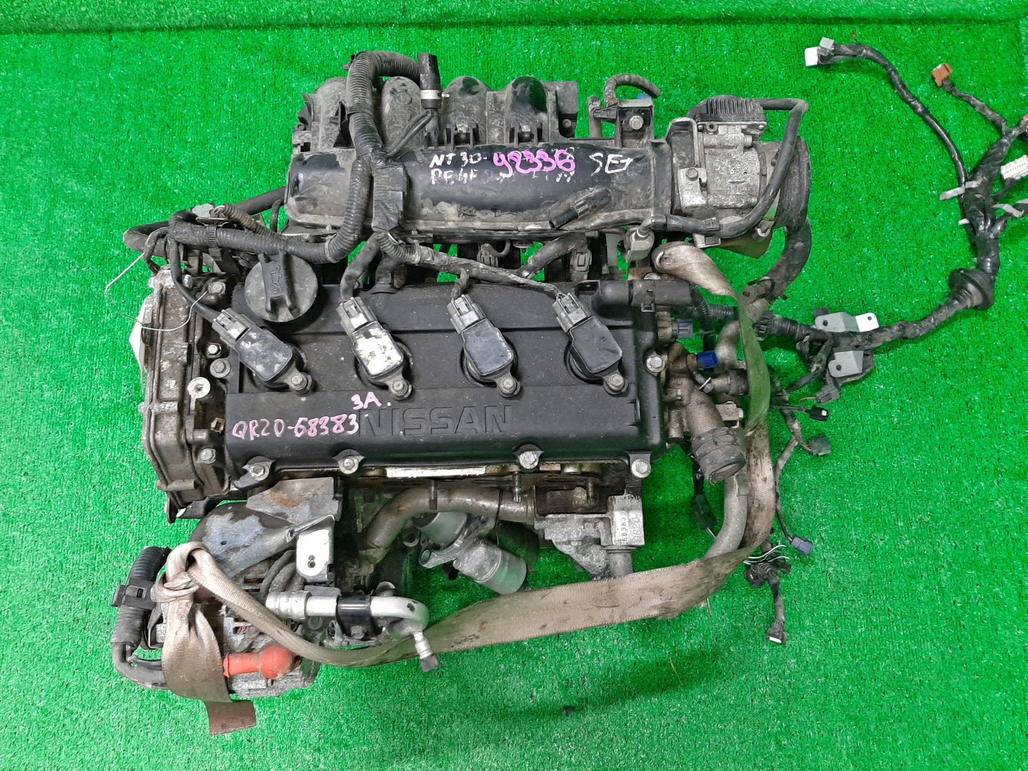 Двигатель NISSAN X-TRAIL NT30 QR20DE 2MOD 1 ракурс