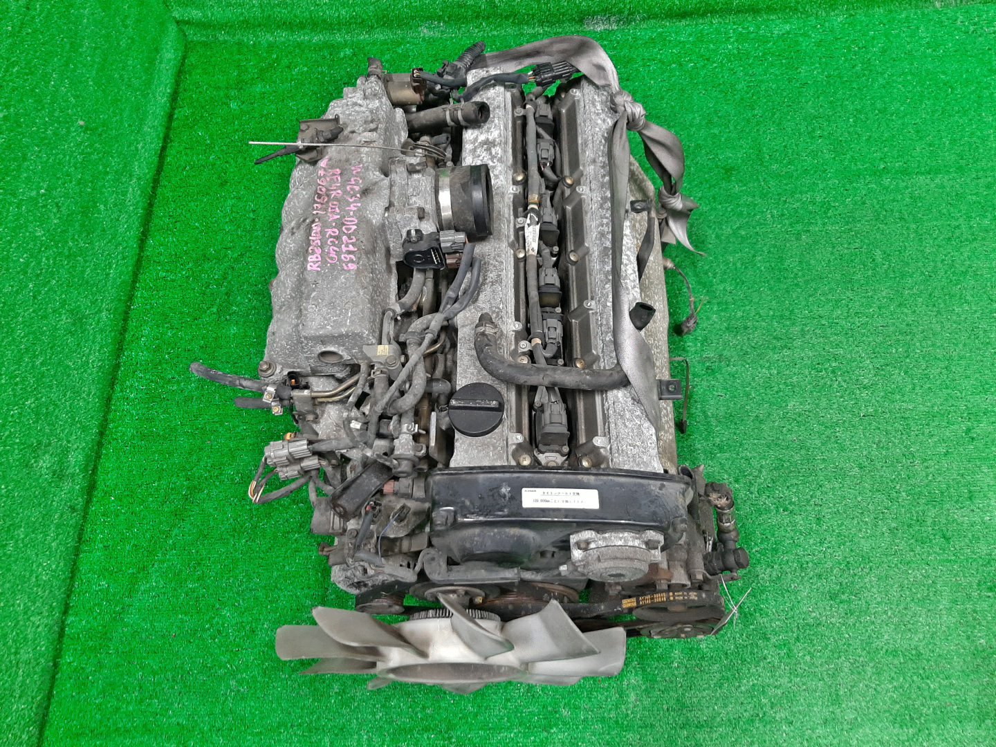 Двигатель NISSAN STAGEA WGC34 RB25DE HE NEO 1 ракурс