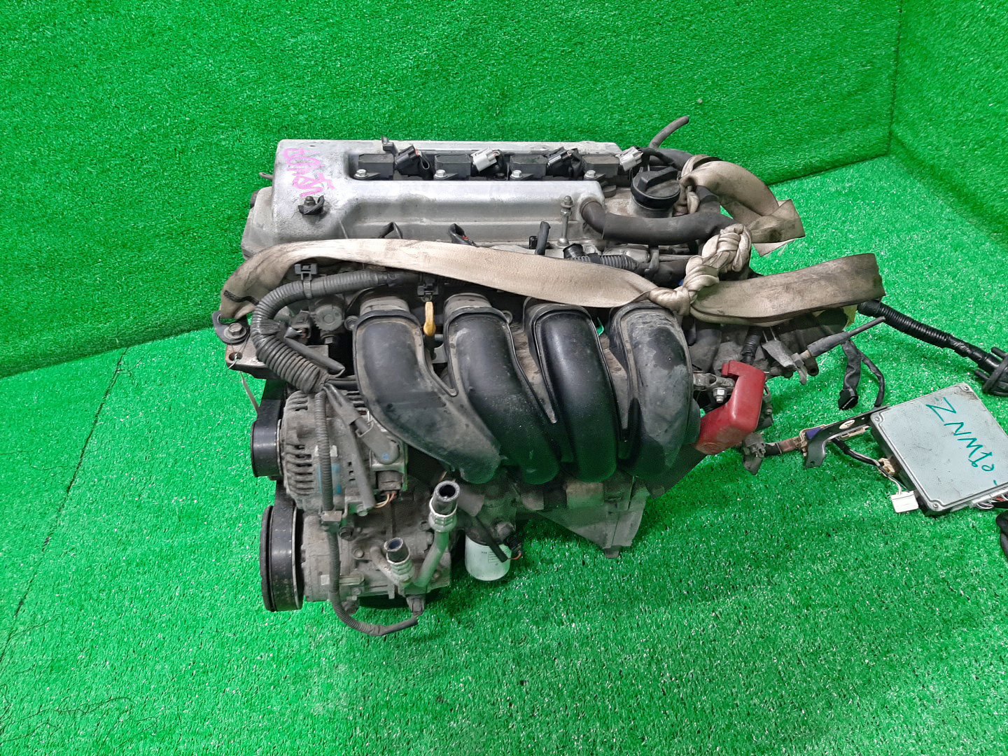 Двигатель TOYOTA CALDINA, CELICA, COROLLA, PREMIO, COROLLA SPACIO, ISIS, WISH, ALLION, COROLLA FIELDER, ALLEX, COROLLA RUNX, WILL VS, FIELDER ZGE20W, ZZT240, ZZT241W, ZZT230, ZZE122, ZNM10, ZNM10W, ZNM10G, ZNE10, ZNE10G, ZZE127 1ZZ-FE MEX 4 ракурс