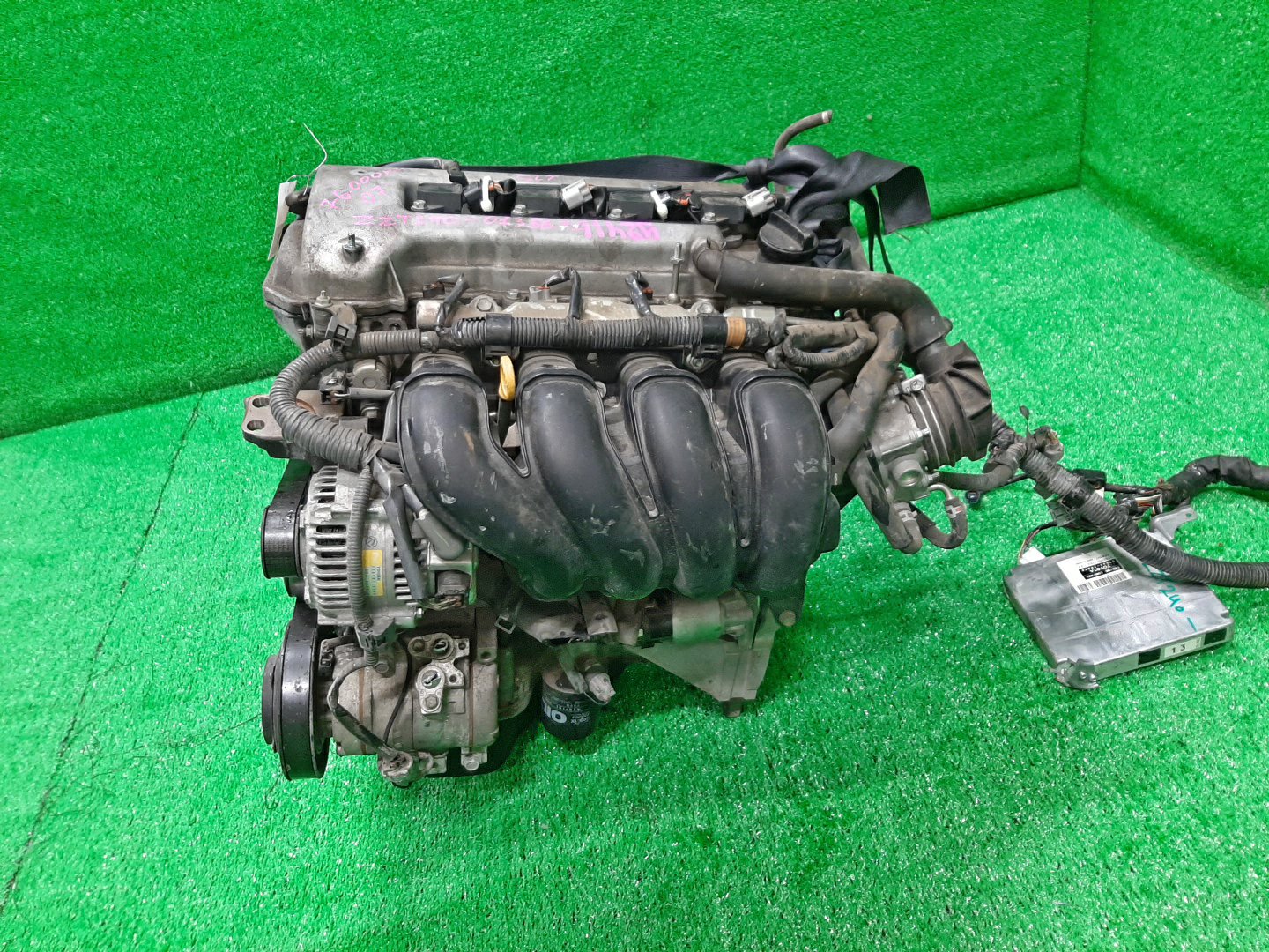 Двигатель TOYOTA CALDINA, CELICA, COROLLA, PREMIO, COROLLA SPACIO, ISIS, WISH, ALLION, COROLLA FIELDER, ALLEX, COROLLA RUNX, WILL VS, FIELDER ZGE20W, ZZT240, ZZT241W, ZZT230, ZZE122, ZNM10, ZNM10W, ZNM10G, ZNE10, ZNE10G, ZZE127 1ZZ-FE ELECTRO 4 ракур
