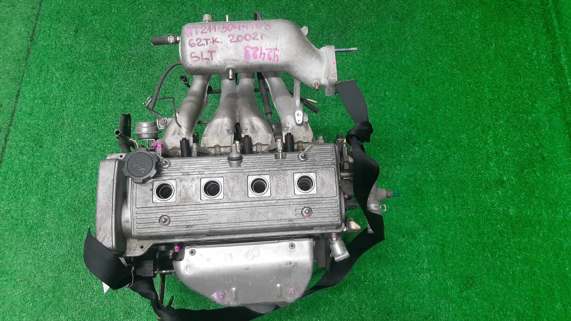 Двигатель TOYOTA CALDINA, CARINA, CORONA PREMIO AT191G, AT211G, AT191, AT211 7A-FE KAT 1 ракурс