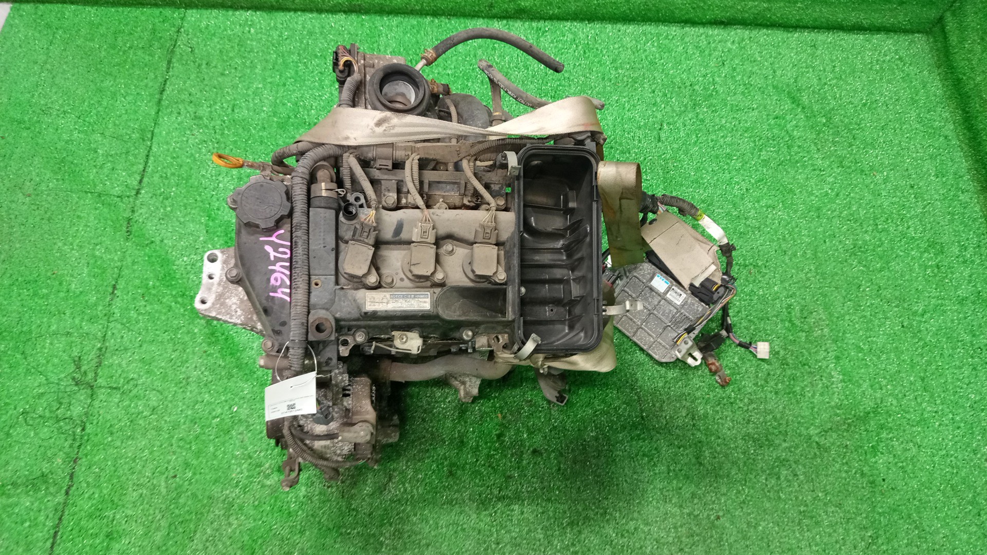 Двигатель TOYOTA BELTA KSP92 1KR-FE 0282109 1 ракурс