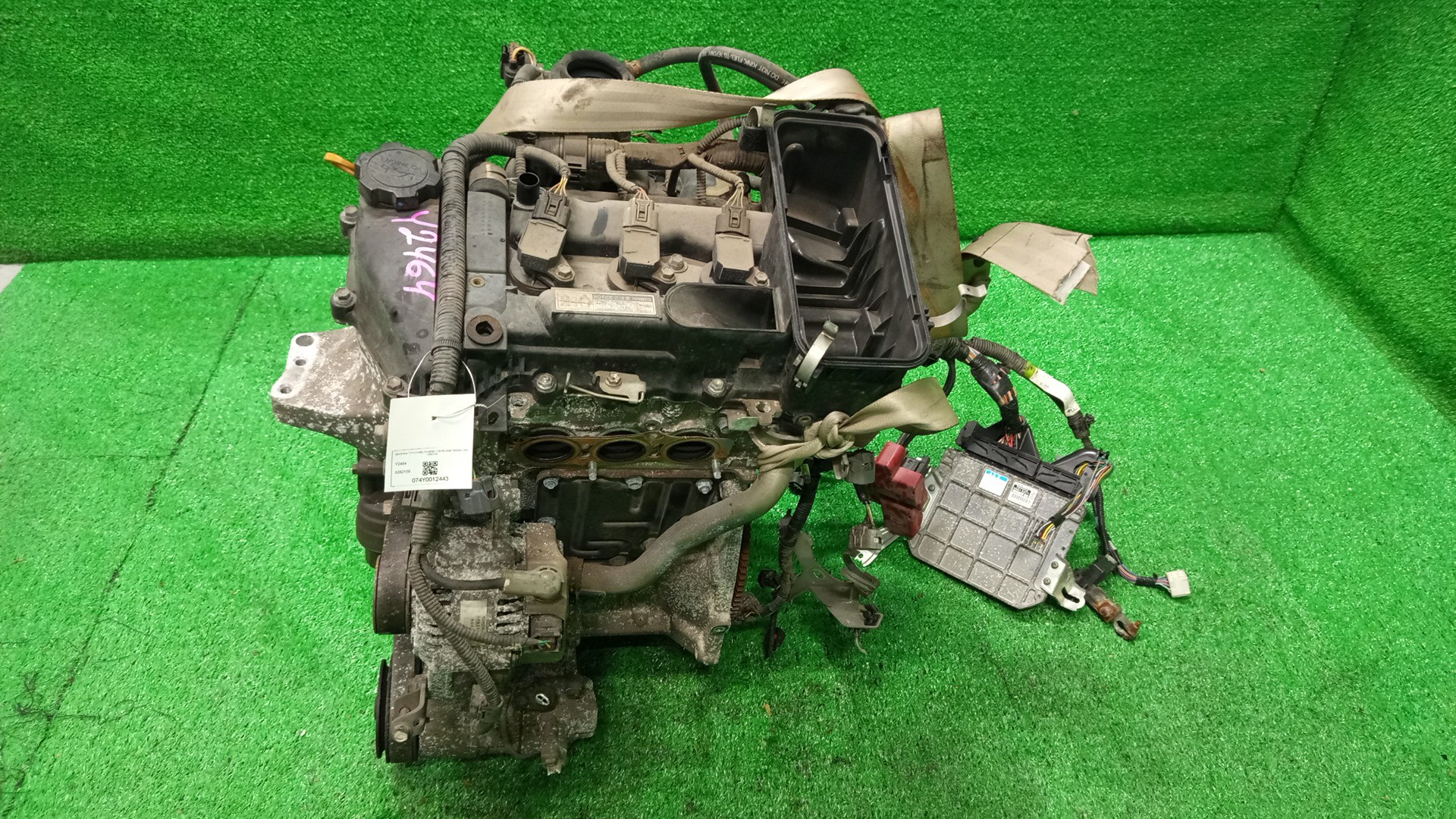 Двигатель TOYOTA BELTA KSP92 1KR-FE 0282109 4 ракурс