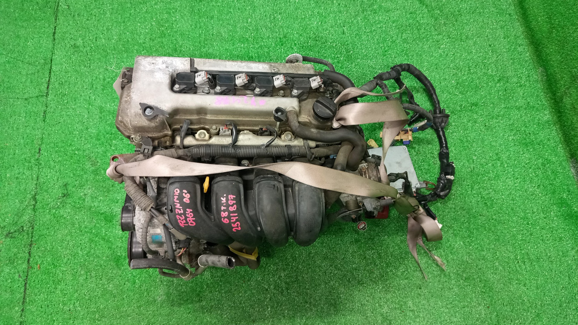 Двигатель TOYOTA CALDINA, CELICA, COROLLA, PREMIO, COROLLA SPACIO, ISIS, WISH, ALLION, COROLLA FIELDER, ALLEX, COROLLA RUNX, WILL VS, FIELDER ZGE20W, ZZT240, ZZT241W, ZZT230, ZZE122, ZNM10, ZNM10W, ZNM10G, ZNE10, ZNE10G, ZZE127 1ZZ-FE MEX 1 ракурс