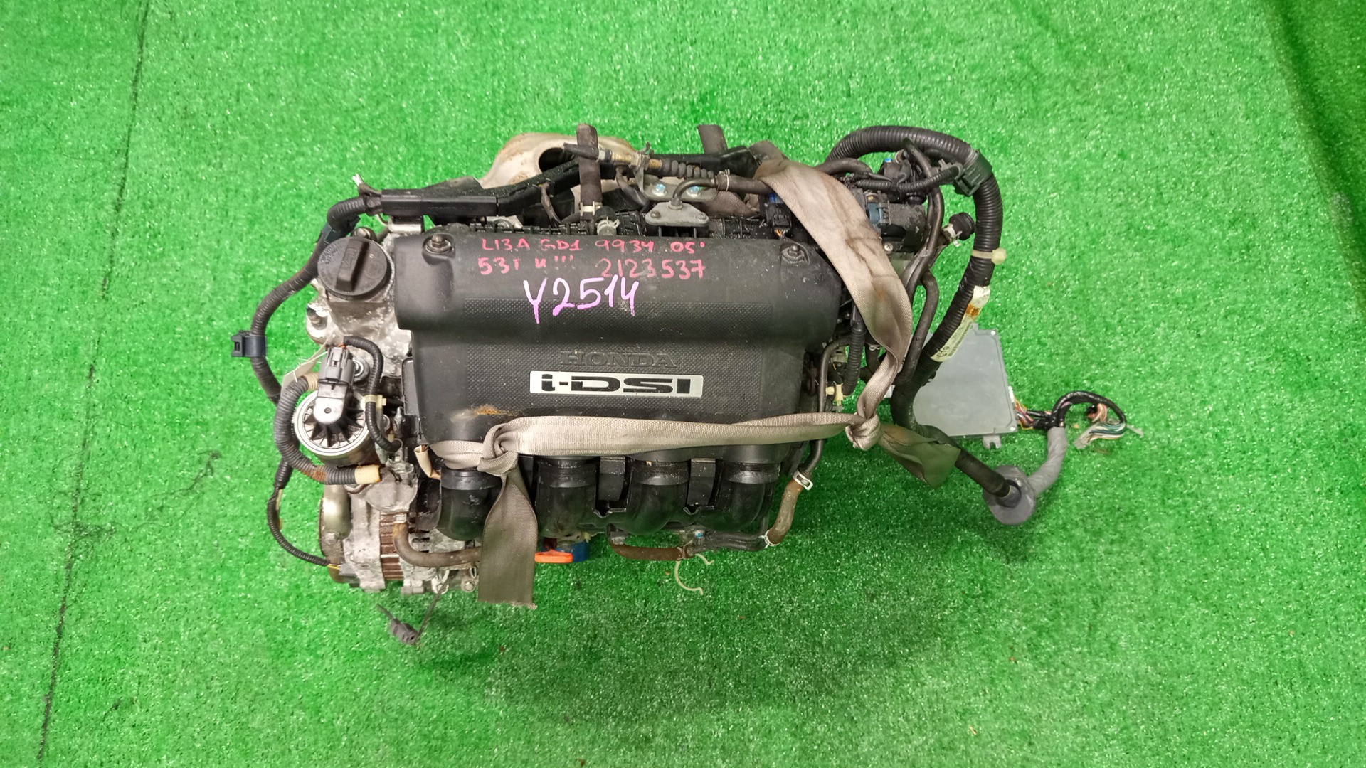 Двигатель HONDA FIT ARIA, FIT GD6, GD7, GD2, GD1 L13A I-DSI 1 ракурс
