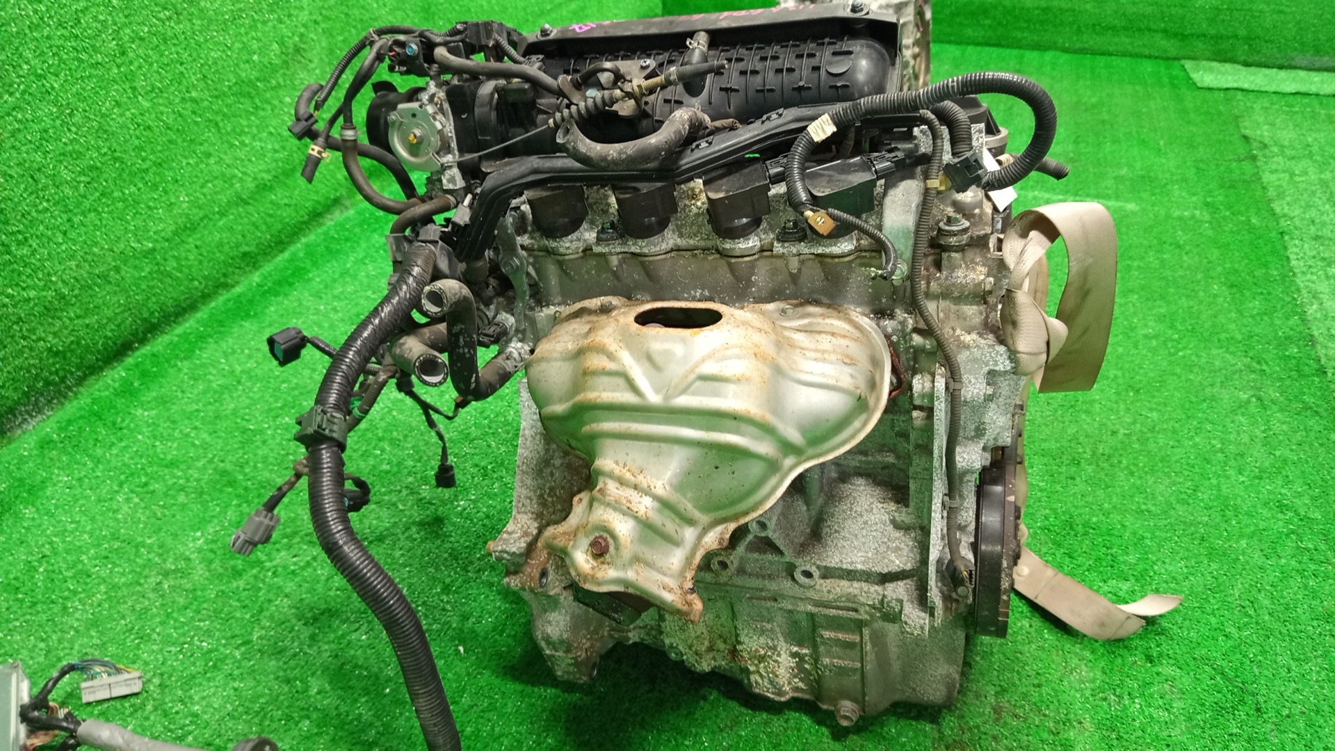 Двигатель HONDA FIT ARIA, FIT GD6, GD7, GD2, GD1 L13A I-DSI 4 ракурс