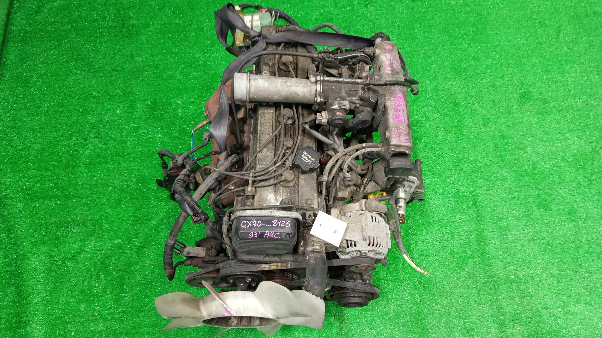 Двигатель TOYOTA CHASER, CRESTA, MARK II GX90 1G-FE TPAM 1 ракурс