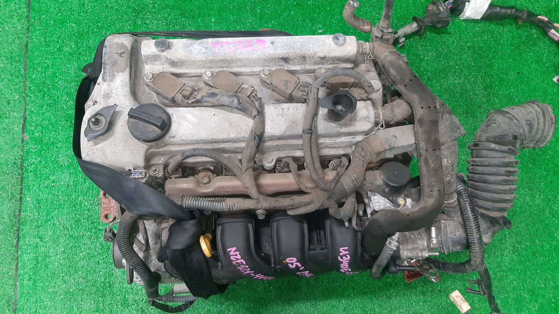 Двигатель TOYOTA COROLLA, COROLLA SPACIO, COROLLA FIELDER, ALLEX, COROLLA RUNX, WILL VS NZE121, NZE121N, NZE121G, NZE127 1NZ-FE ELECTRO 1 ракурс