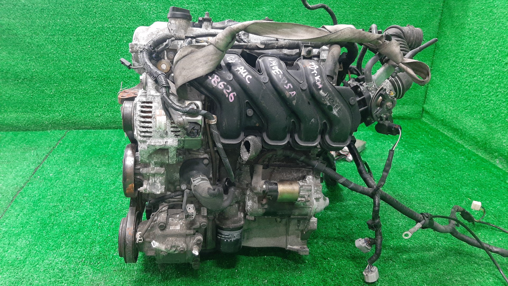Двигатель TOYOTA COROLLA, COROLLA SPACIO, COROLLA FIELDER, ALLEX, COROLLA RUNX, WILL VS NZE121, NZE121N, NZE121G, NZE127 1NZ-FE MEX 3 ракурс