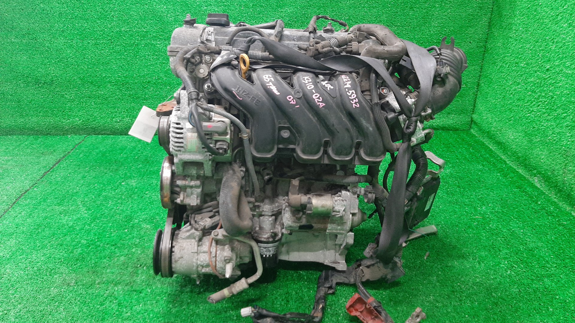Двигатель TOYOTA IST, VITZ, PROBOX, COROLLA FIELDER, RACTIS, AURIS, PORTE, SIENTA, SUCCEED, COROLLA RUMION, SPADE, TREZIA, COROLLA  AXIO NCP110, NCP115, NCP91, NCP131, NCP160V, NCP165V, NZE144G, NZE164G, NZE161G, NZE141G, NCP120, NCP100, NCP105, NCP1