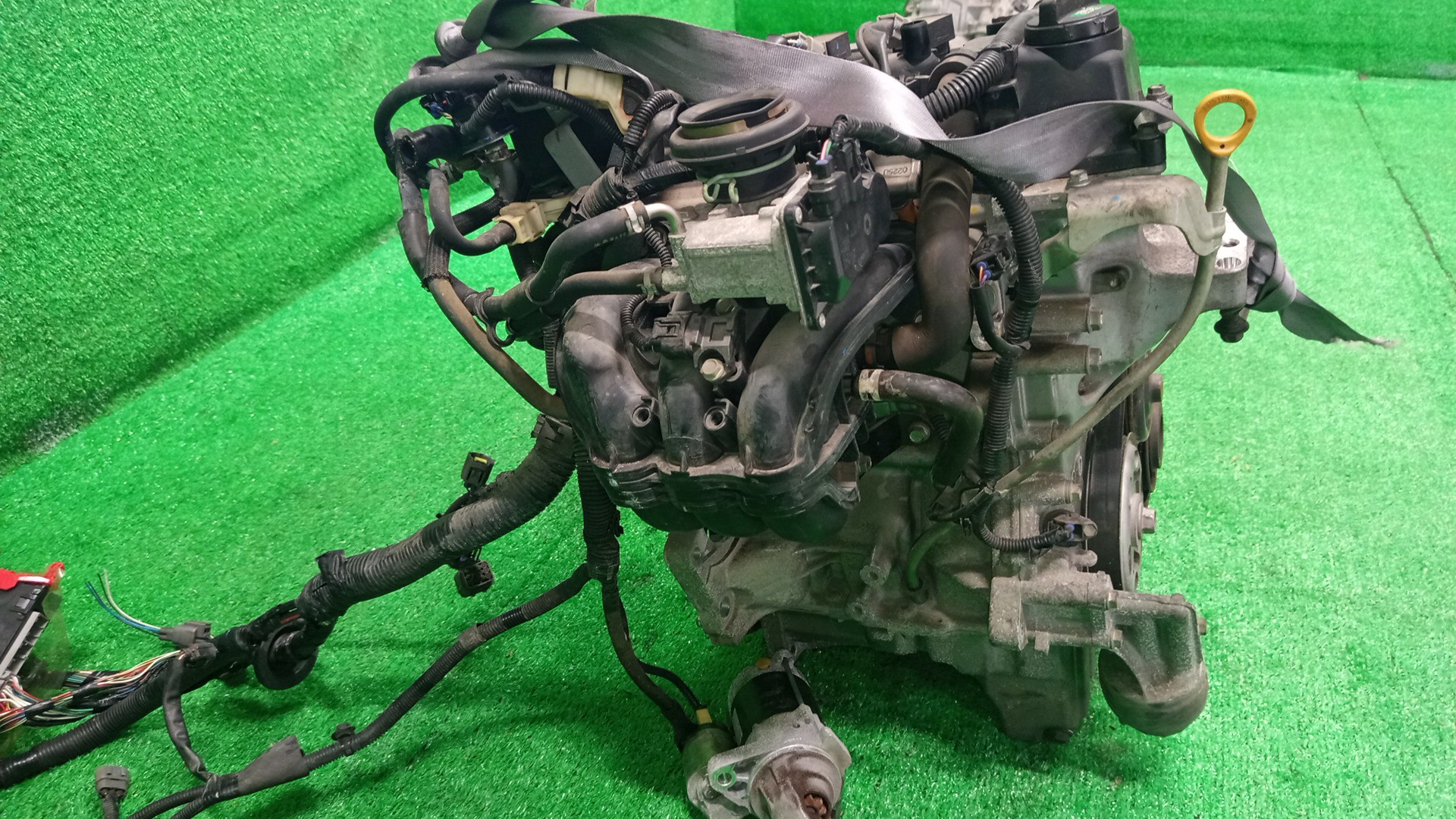 Двигатель TOYOTA PASSO, BOON KGC30, KGC35, M600S, M610S 1KR-FE 1MOD 4 ракурс