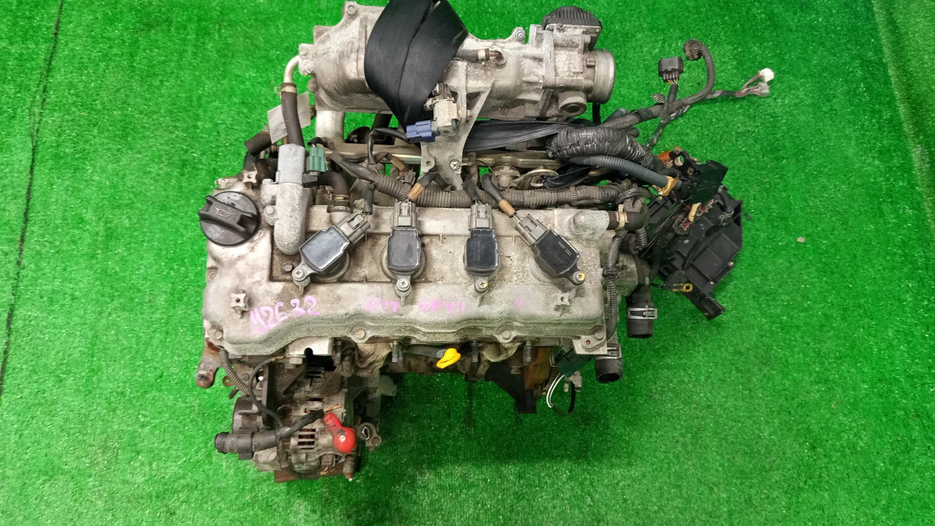 Двигатель NISSAN AD, SUNNY, WINGROAD, ALMERA, BLUEBIRD SYLPHY Y11, VFY11, FB15, WFY11, N16, FG10 QG15DE ELECTRO 1 ракурс