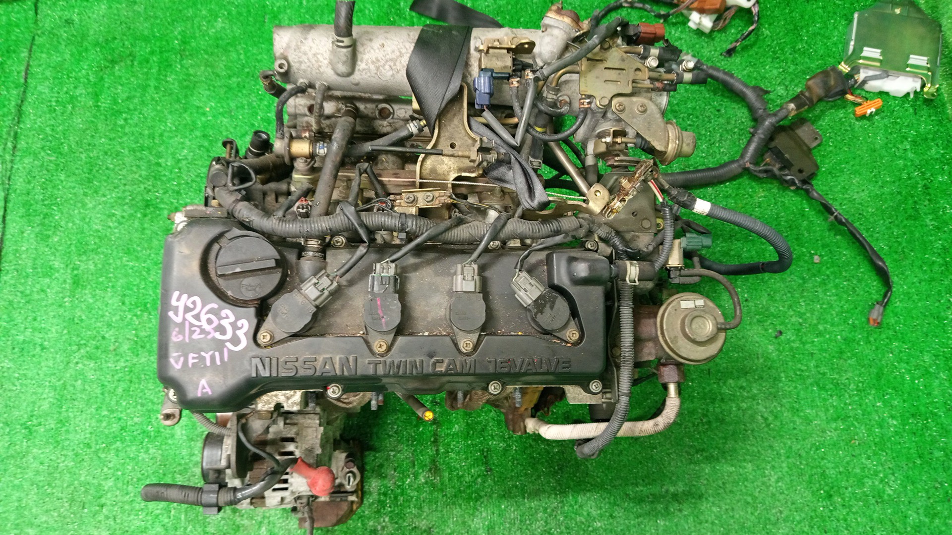 Двигатель NISSAN AD, SUNNY, WINGROAD, ALMERA, BLUEBIRD SYLPHY Y11, VFY11, FB15, WFY11, N16, FG10 QG15DE MEXAH 1 ракурс