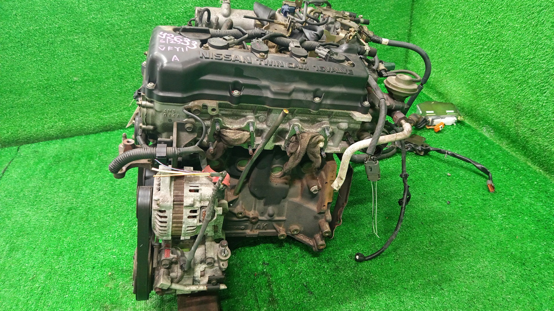 Двигатель NISSAN AD, SUNNY, WINGROAD, ALMERA, BLUEBIRD SYLPHY Y11, VFY11, FB15, WFY11, N16, FG10 QG15DE MEXAH 3 ракурс