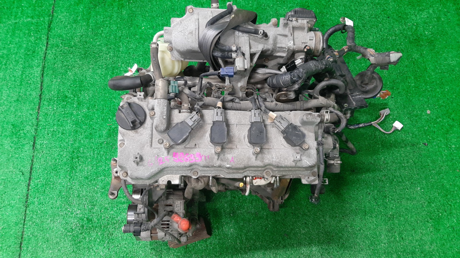 Двигатель NISSAN AD, SUNNY, WINGROAD, ALMERA, BLUEBIRD SYLPHY Y11, VFY11, FB15, WFY11, N16, FG10 QG15DE ELECTRO 1 ракурс