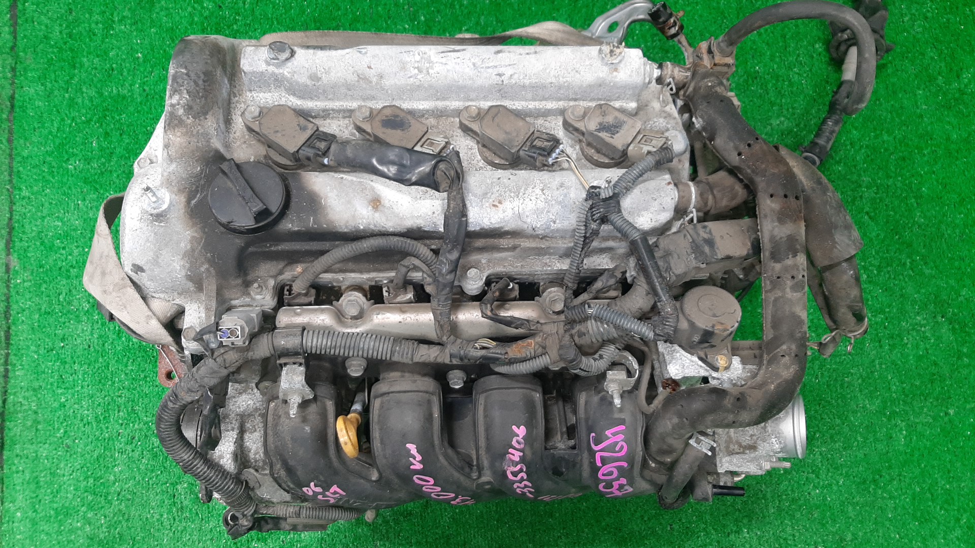 Двигатель TOYOTA COROLLA, COROLLA SPACIO, COROLLA FIELDER, ALLEX, COROLLA RUNX, WILL VS NZE121, NZE121N, NZE121G, NZE127 1NZ-FE ELECTRO 1 ракурс