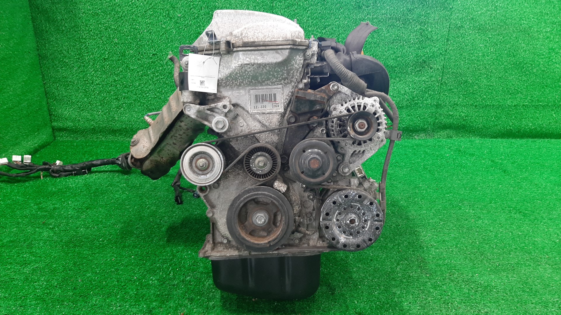 Двигатель TOYOTA CALDINA, CELICA, COROLLA, PREMIO, COROLLA SPACIO, ISIS, WISH, ALLION, COROLLA FIELDER, ALLEX, COROLLA RUNX, WILL VS, FIELDER ZGE20W, ZZT240, ZZT241W, ZZT230, ZZE122, ZNM10, ZNM10W, ZNM10G, ZNE10, ZNE10G, ZZE127 1ZZ-FE MEX 2 ракурс