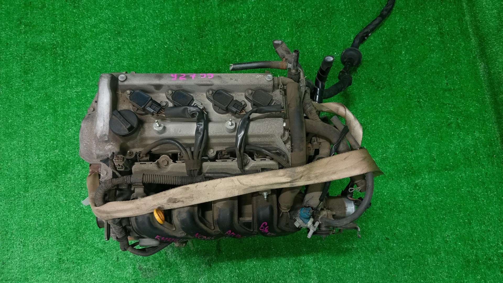 Двигатель TOYOTA FUNCARGO, IST, PLATZ, RAUM, VITZ, PROBOX, BB, PORTE, SIENTA, SUCCEED, WILL CYPHA NCP25, NCP65, NCP16, NCZ25, NCP15, NCP55V, NCP59G, NCP35, NNP15, NCP85G, NCP75 1NZ-FE 5448488 1 ракурс
