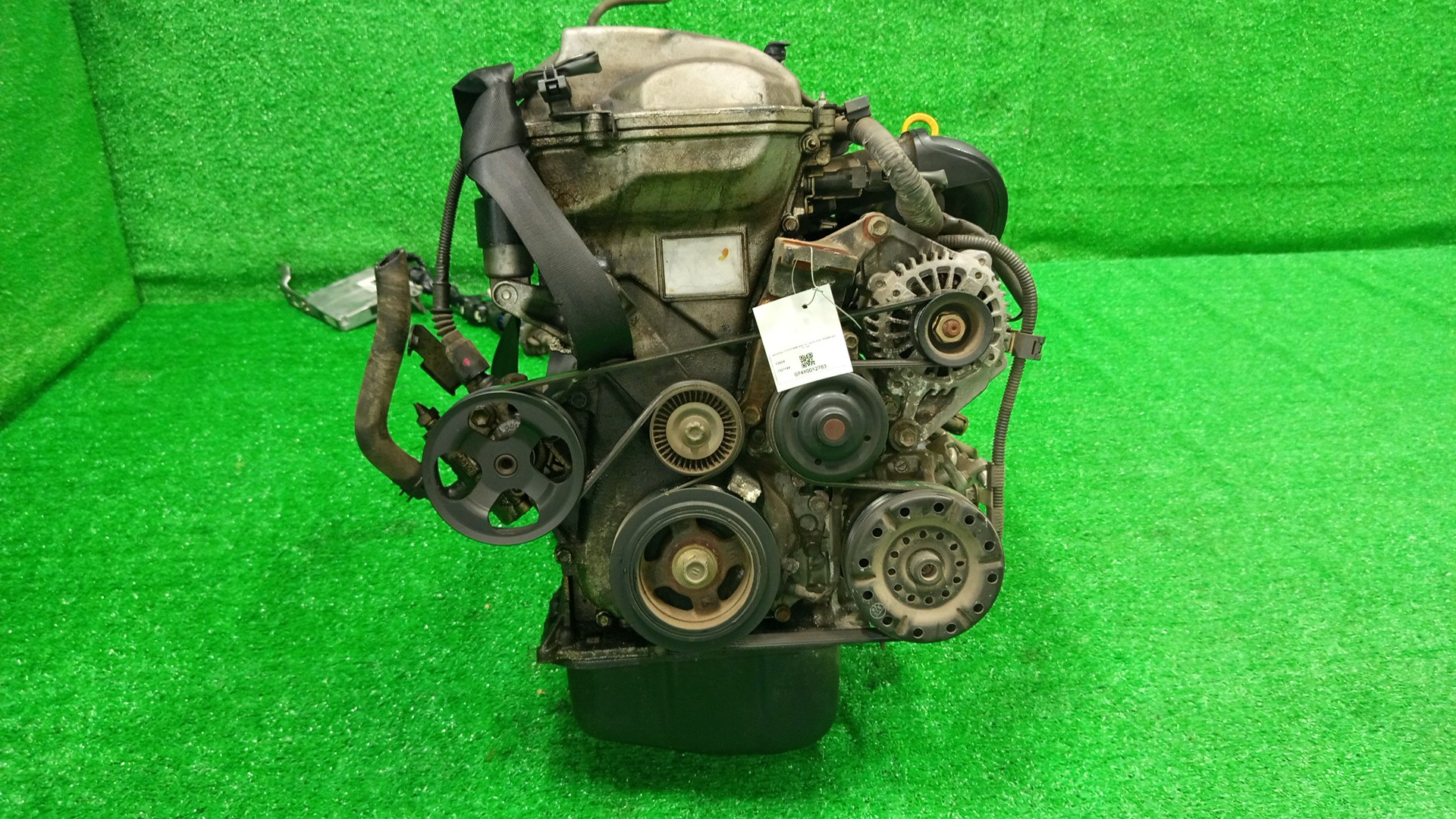 Двигатель TOYOTA COROLLA, PREMIO, COROLLA SPACIO, WISH, ALLION, COROLLA FIELDER, ALLEX, COROLLA RUNX, WILL VS ZZE124, ZZT245, ZZE124N, ZNE14G, ZZE124G, ZZE129 1ZZ-FE MEX 2 ракурс