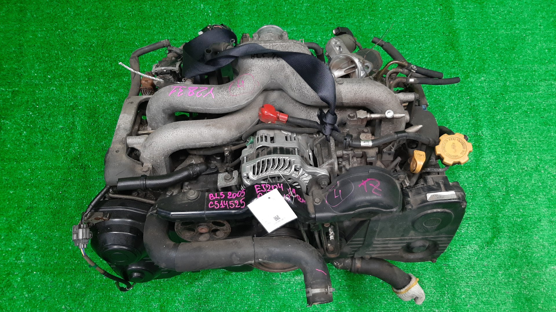 Двигатель SUBARU LEGACY BL5, BP5 EJ204 C514525 1 ракурс Двигатель SUBARU LEGACY BL5, BP5 EJ204 C514525 1 ракурс