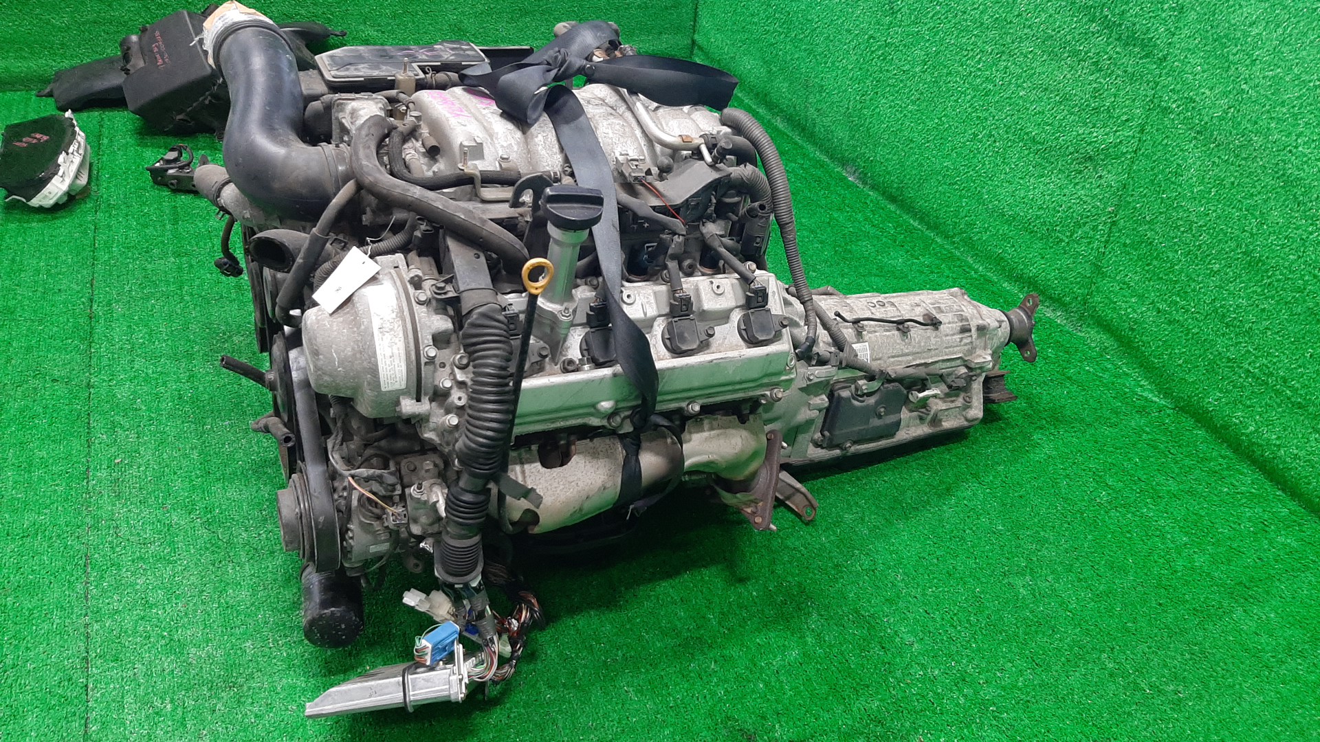 Двигатель TOYOTA CELSIOR UCF31, UCF30 3UZ-FE SET, 2MOD 4 ракурс