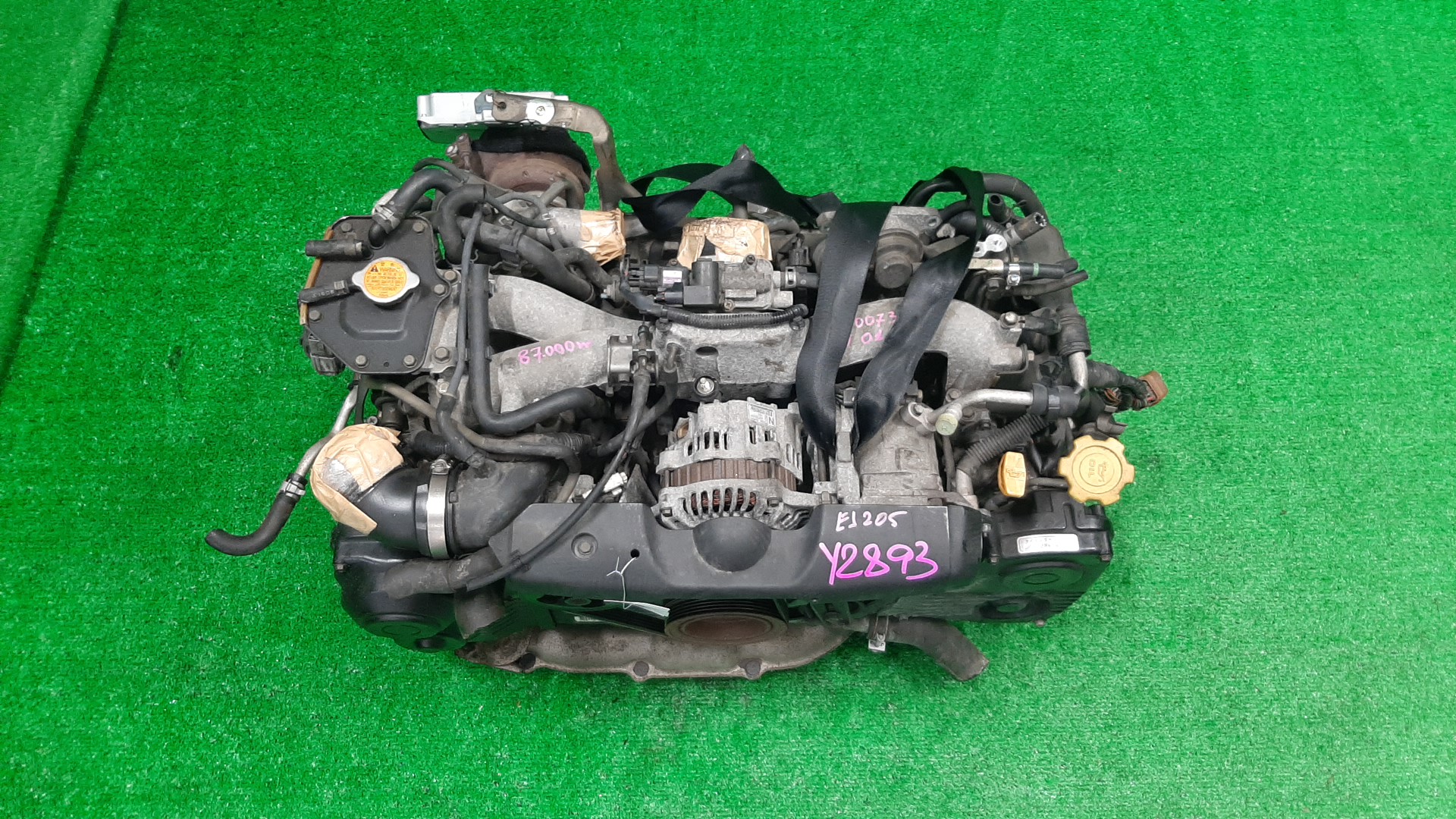 Двигатель SUBARU IMPREZA WRX GGB, GDB, GDA, GGA EJ205 EJ205DX4BE 1 ракурс