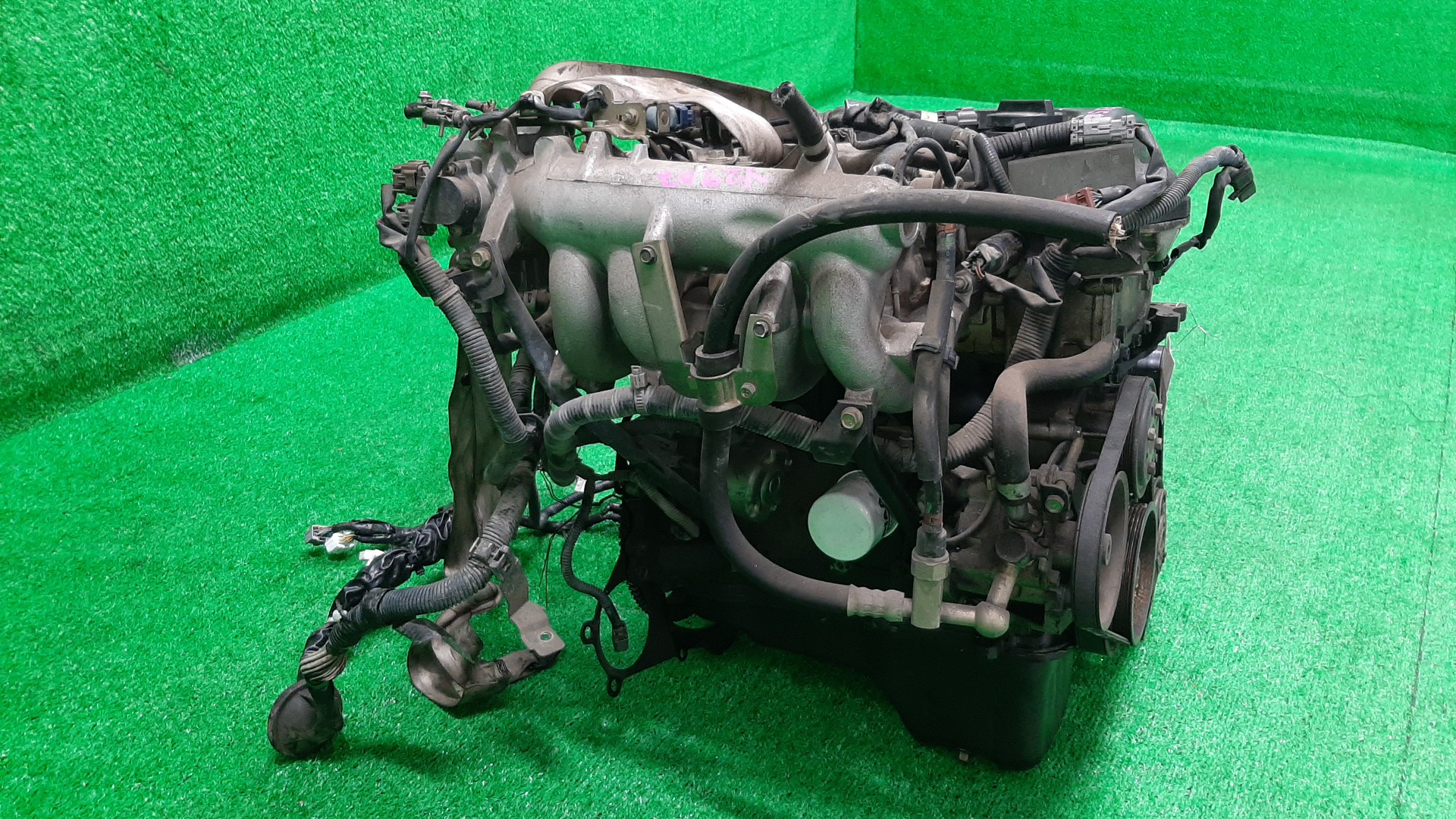 Двигатель NISSAN AVENIR, BLUEBIRD, EXPERT, PRIMERA, TINO, WINGROAD, ALMERA, BLUEBIRD SYLPHY W11, QU14, VW11, QP11, WQP11, V10, WHY11, N16, G10, QG10 QG18DE MEXAH 3 ракурс