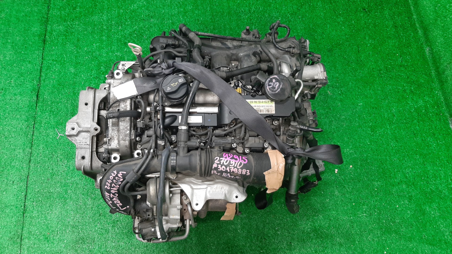 Двигатель MERCEDES-BENZ CLA200, GLA200, B180, CLA180, A-Class, B-Class, GLA-Class, GLA180, A180 C117, X117, X156, W246, 246242, W176, 176042, 246246, 156942 M270.910, 270910, M270DE16AL, M270DE16ALRED M270 E16 1 ракурс