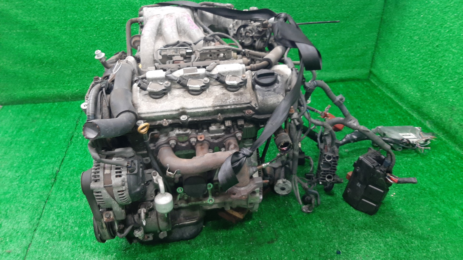 Двигатель TOYOTA ALPHARD MNH10W 1MZ-FE 1MOD 3 ракурс Двигатель TOYOTA ALPHARD MNH10W 1MZ-FE 1MOD 3 ракурс