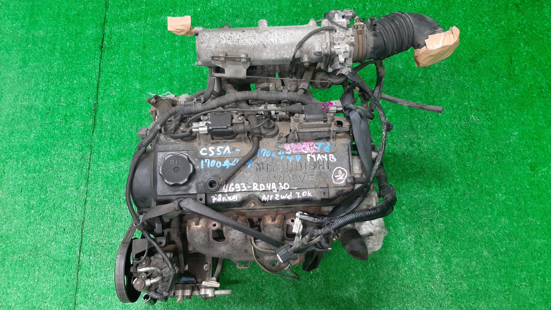 Двигатель MITSUBISHI LANCER CEDIA, LANCER CS5W, CS5A 4G93 HE GDI 1 ракурс Двигатель MITSUBISHI LANCER CEDIA, LANCER CS5W, CS5A 4G93 HE GDI 1 ракурс
