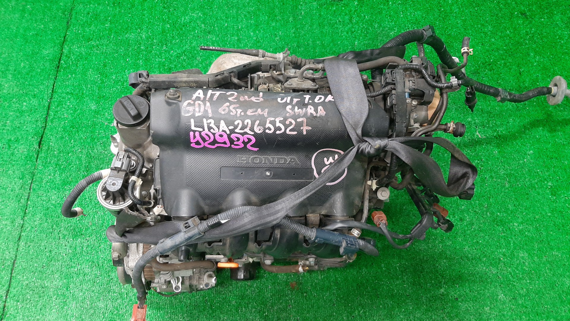 Двигатель HONDA FIT ARIA, FIT GD6, GD7, GD2, GD1 L13A I-DSI 1 ракурс Двигатель HONDA FIT ARIA, FIT GD6, GD7, GD2, GD1 L13A I-DSI 1 ракурс
