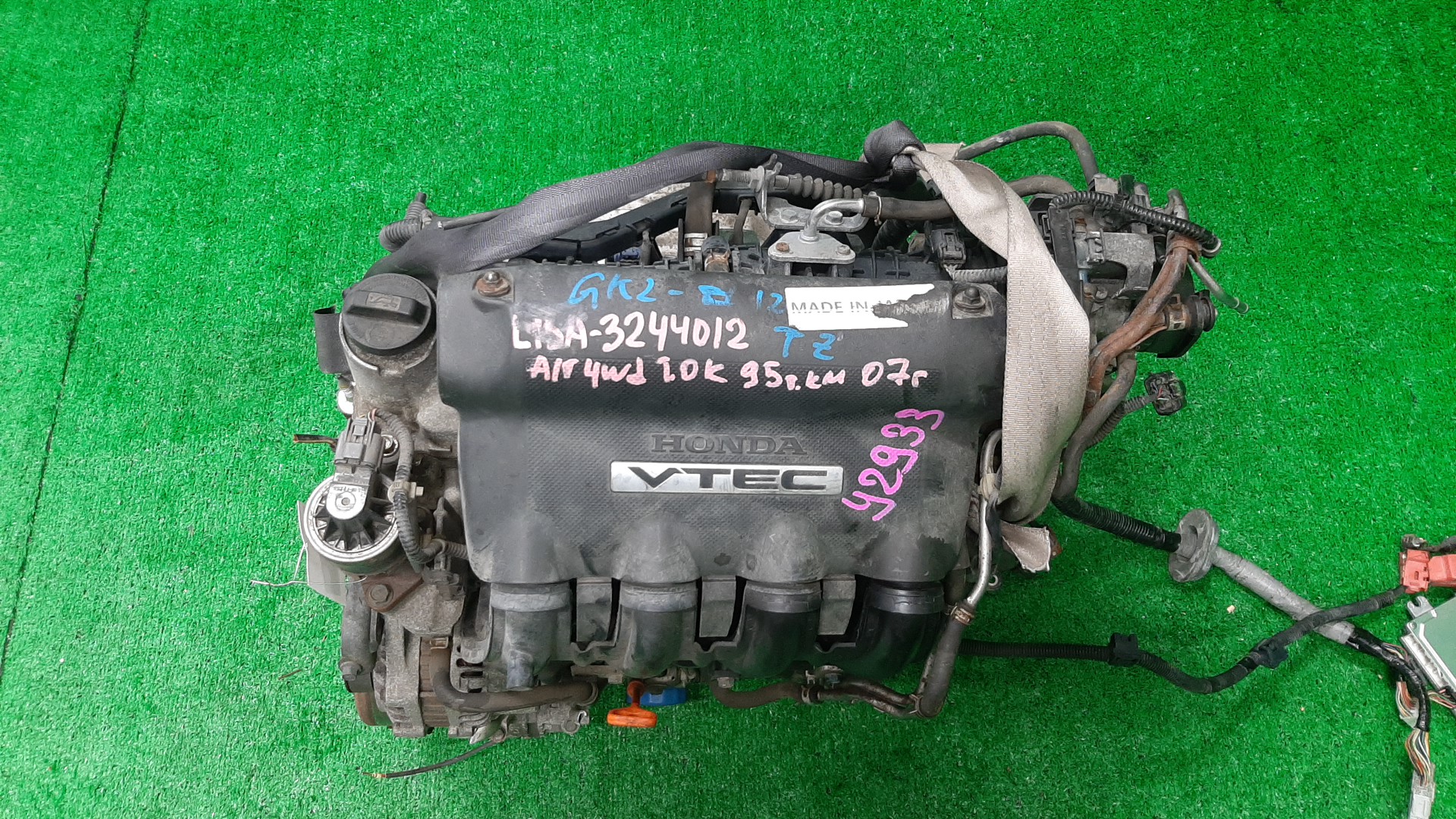 Двигатель HONDA MOBILIO, MOBILIO SPIKE GB2, GB1, GK1, GK2 L15A VTEC 1 ракурс