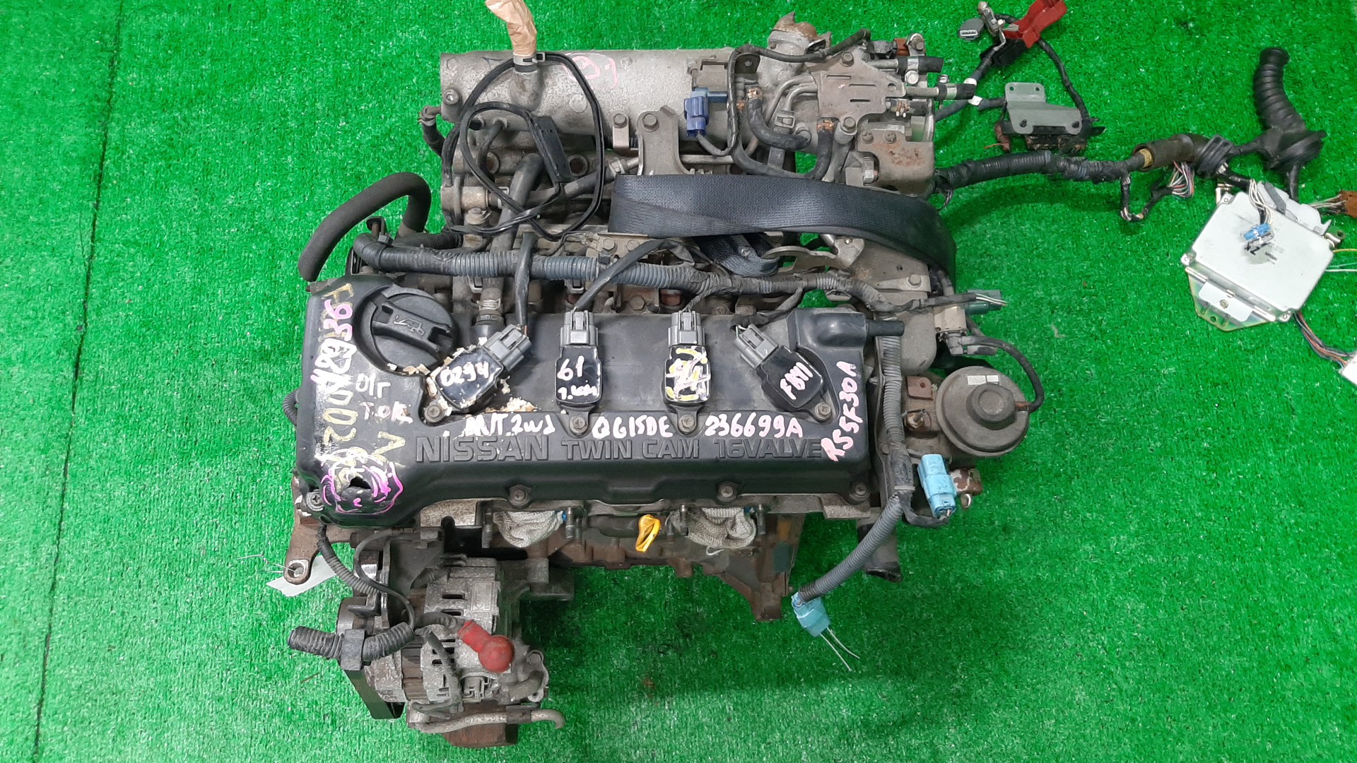 Двигатель NISSAN AD, SUNNY, WINGROAD, ALMERA, BLUEBIRD SYLPHY Y11, VFY11, FB15, WFY11, N16, FG10 QG15DE MEXAH 1 ракурс