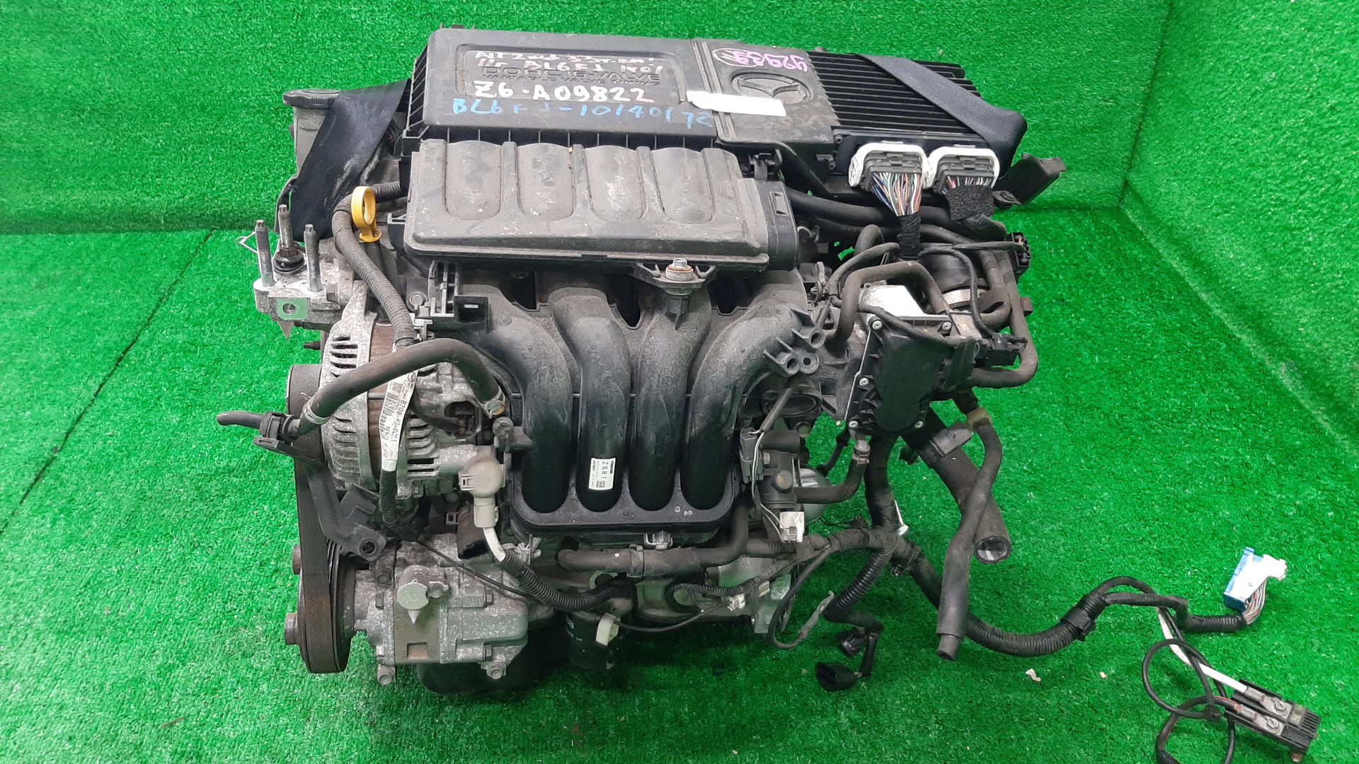 Двигатель MAZDA AXELA, MAZDA 3, 3 BL6FJ, BL Z6 A09822 3 ракурс