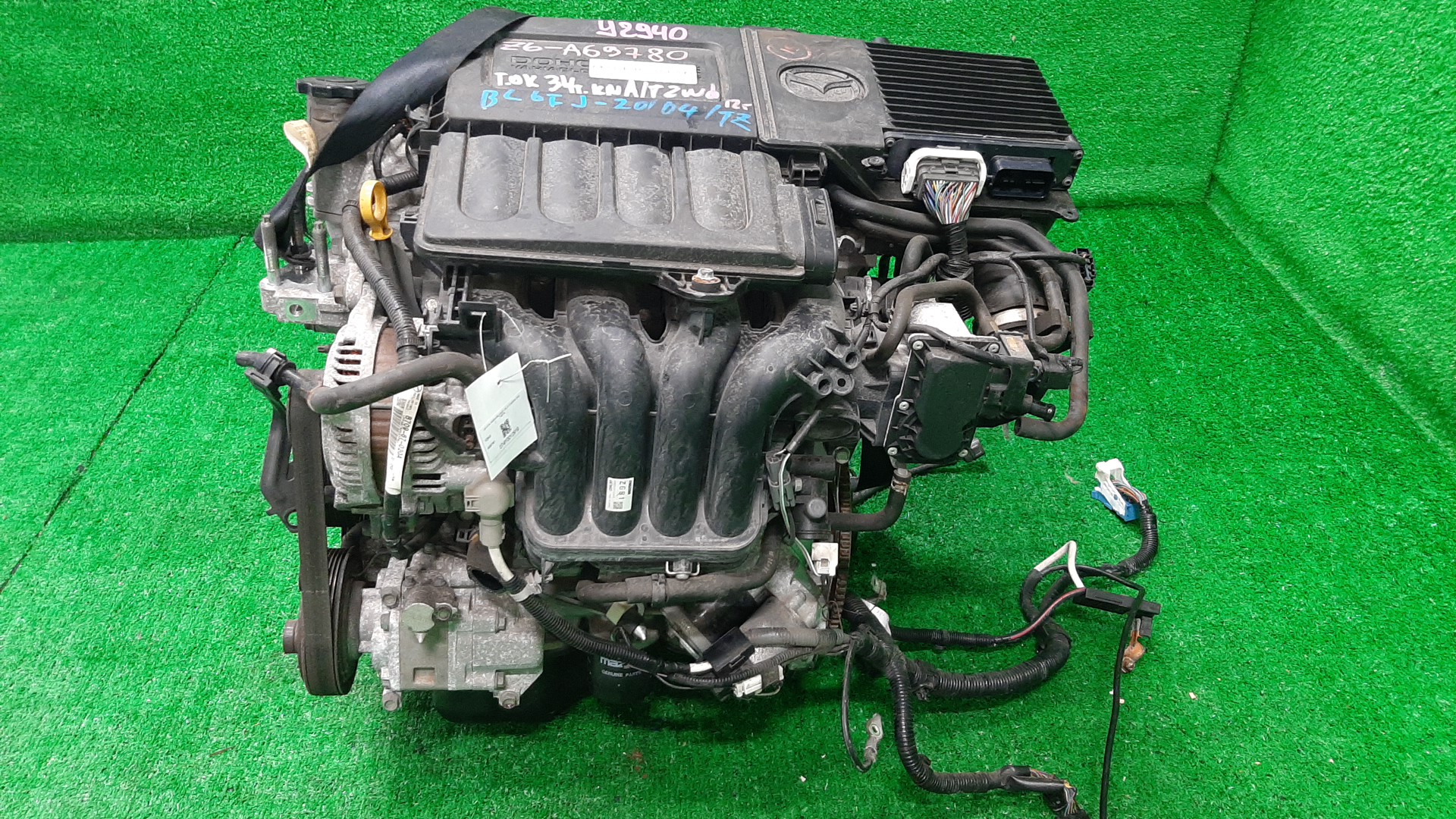 Двигатель MAZDA AXELA, MAZDA 3, 3 BL6FJ, BL Z6 A69780 3 ракурс