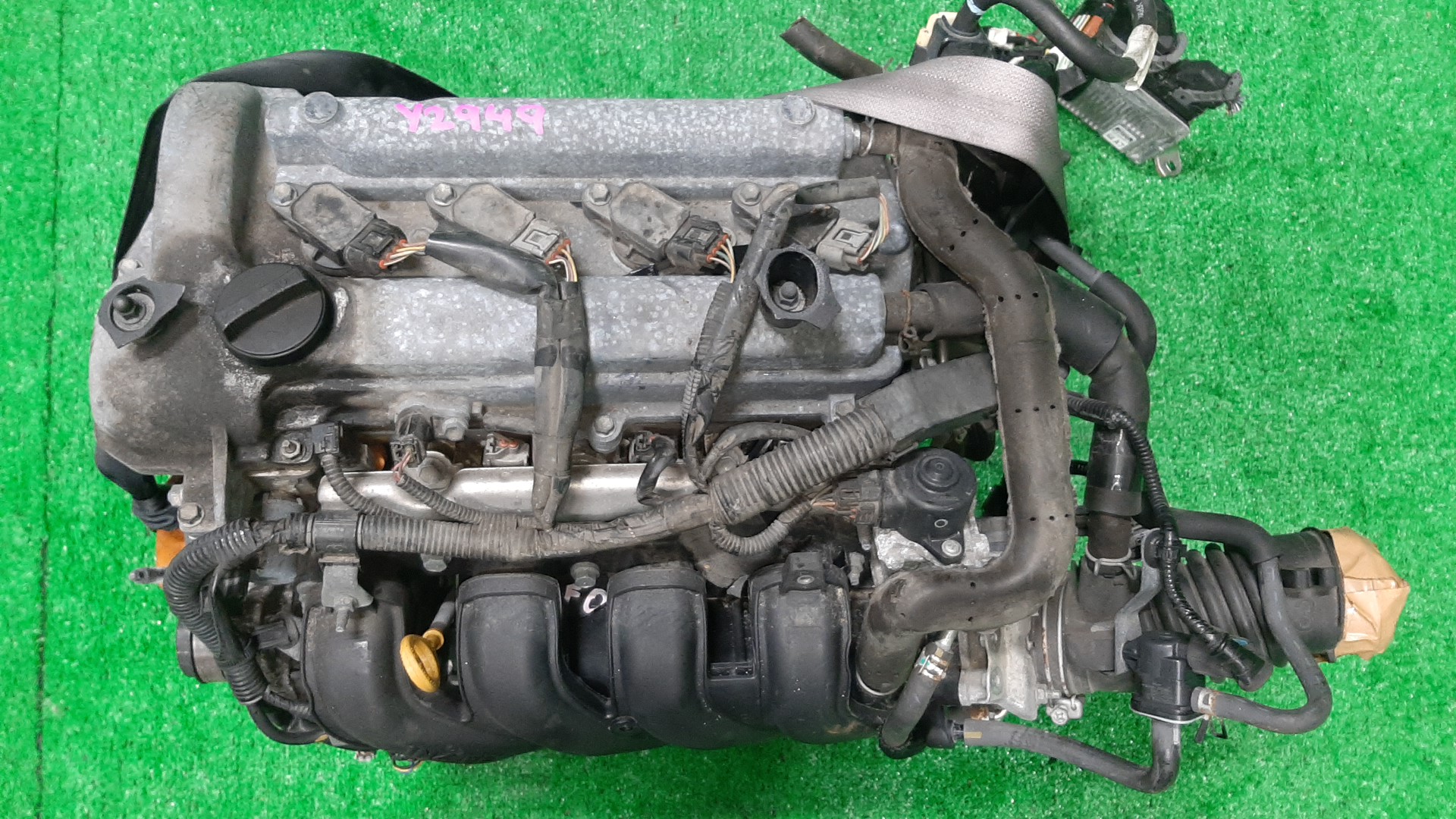 Двигатель TOYOTA PROBOX, COROLLA FIELDER, PORTE, SUCCEED, SPADE, COROLLA  AXIO NCP160V, NZE161G, NCP141, NZE161 1NZ-FE ELECTRO 1 ракурс