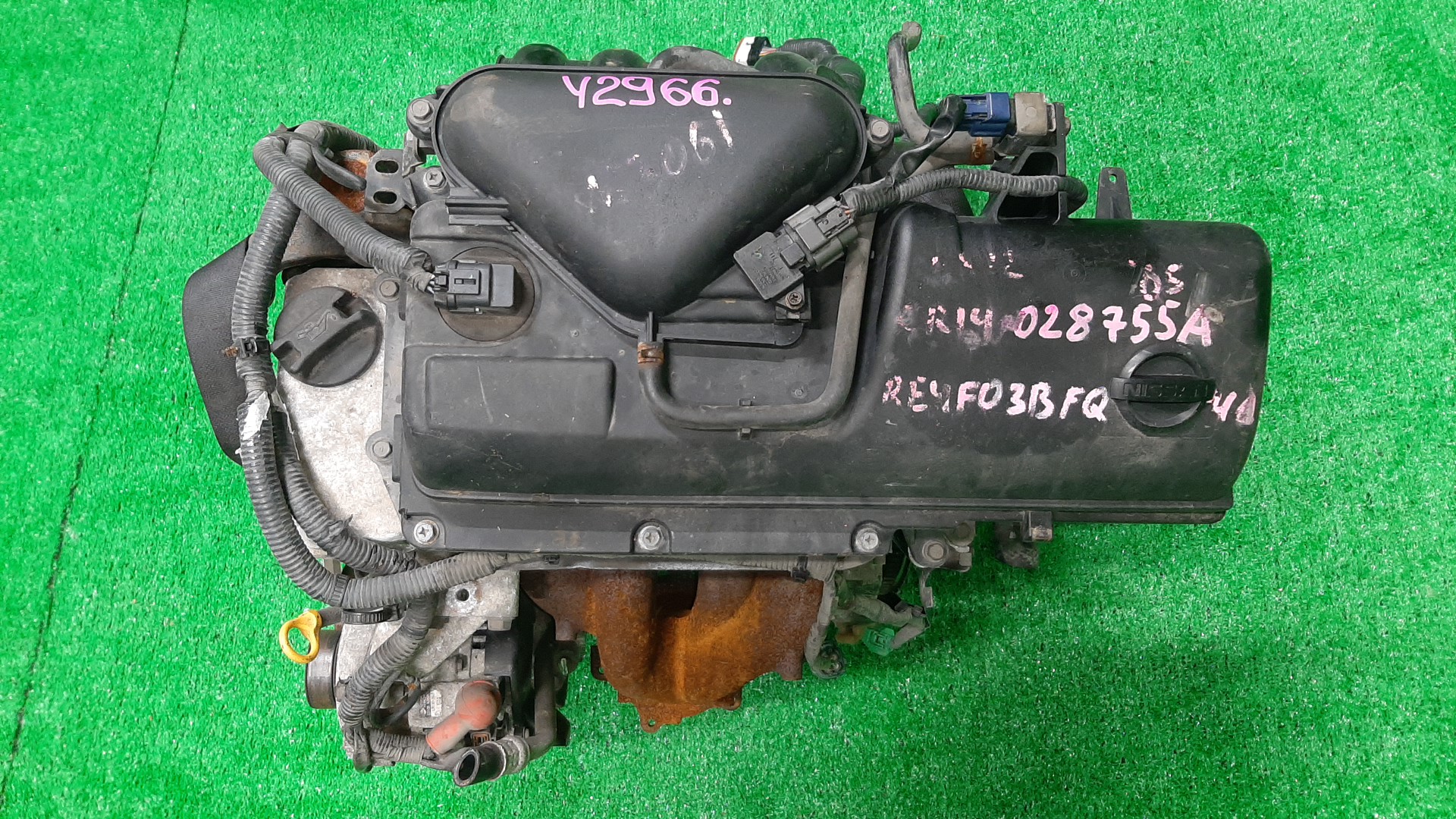 Двигатель NISSAN MARCH, CUBE BK12, BZ11 CR14DE 028755A 1 ракурс