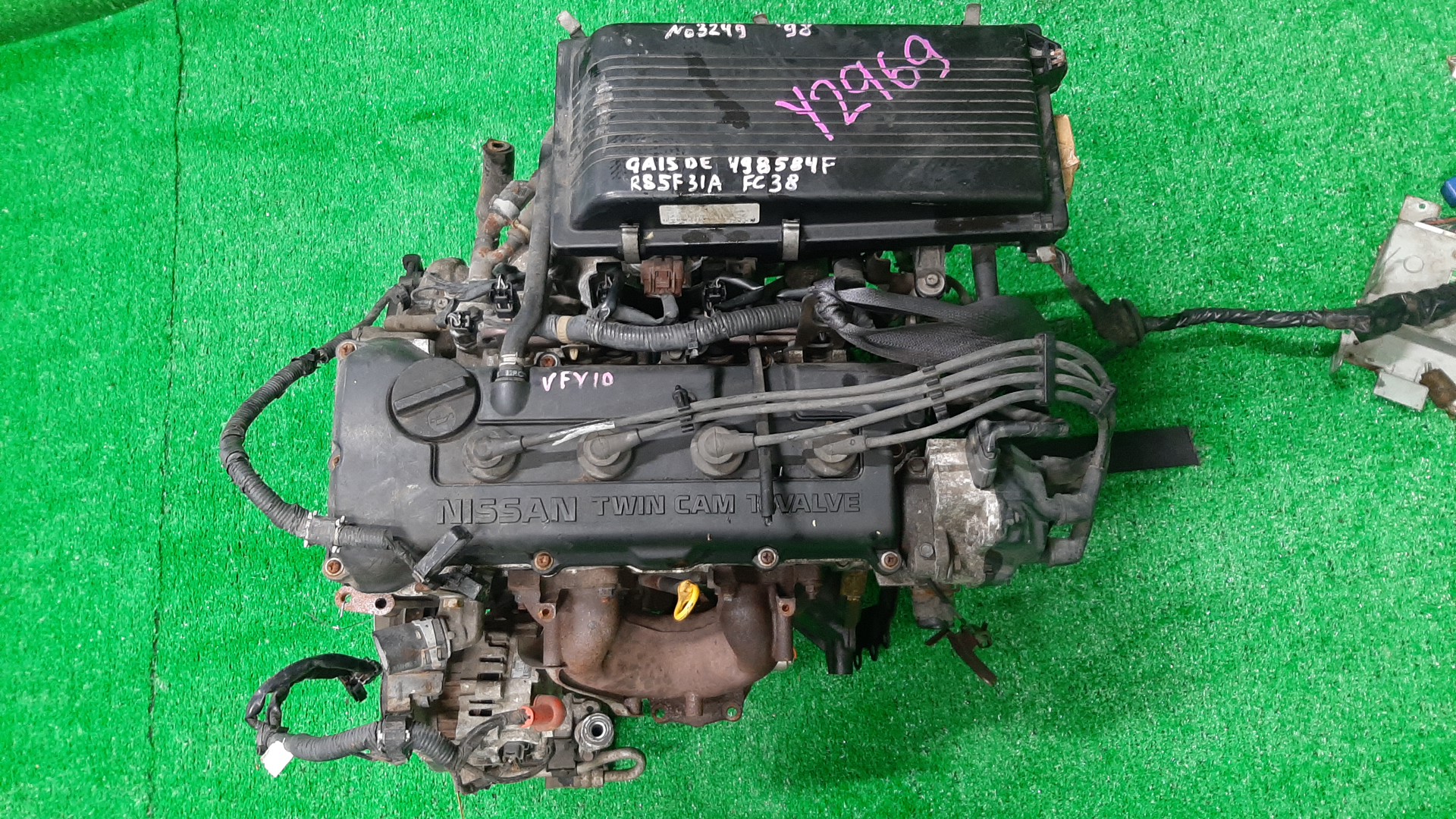 Двигатель NISSAN AD, PULSAR, SUNNY, WINGROAD, PRESEA VFY10, FN15, FB14, WFY10, R11 GA15DE 498584F 1 ракурс