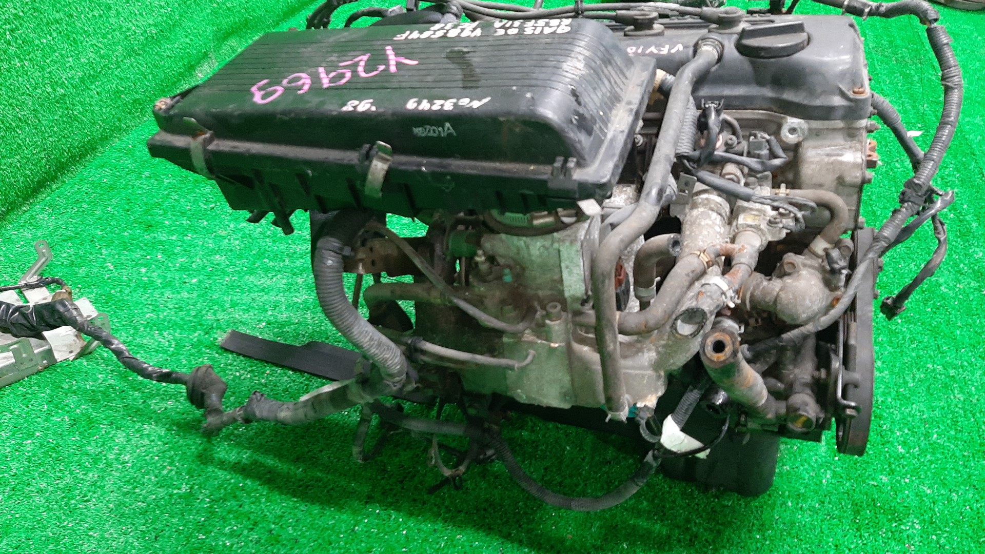 Двигатель NISSAN AD, PULSAR, SUNNY, WINGROAD, PRESEA VFY10, FN15, FB14, WFY10, R11 GA15DE 498584F 4 ракурс