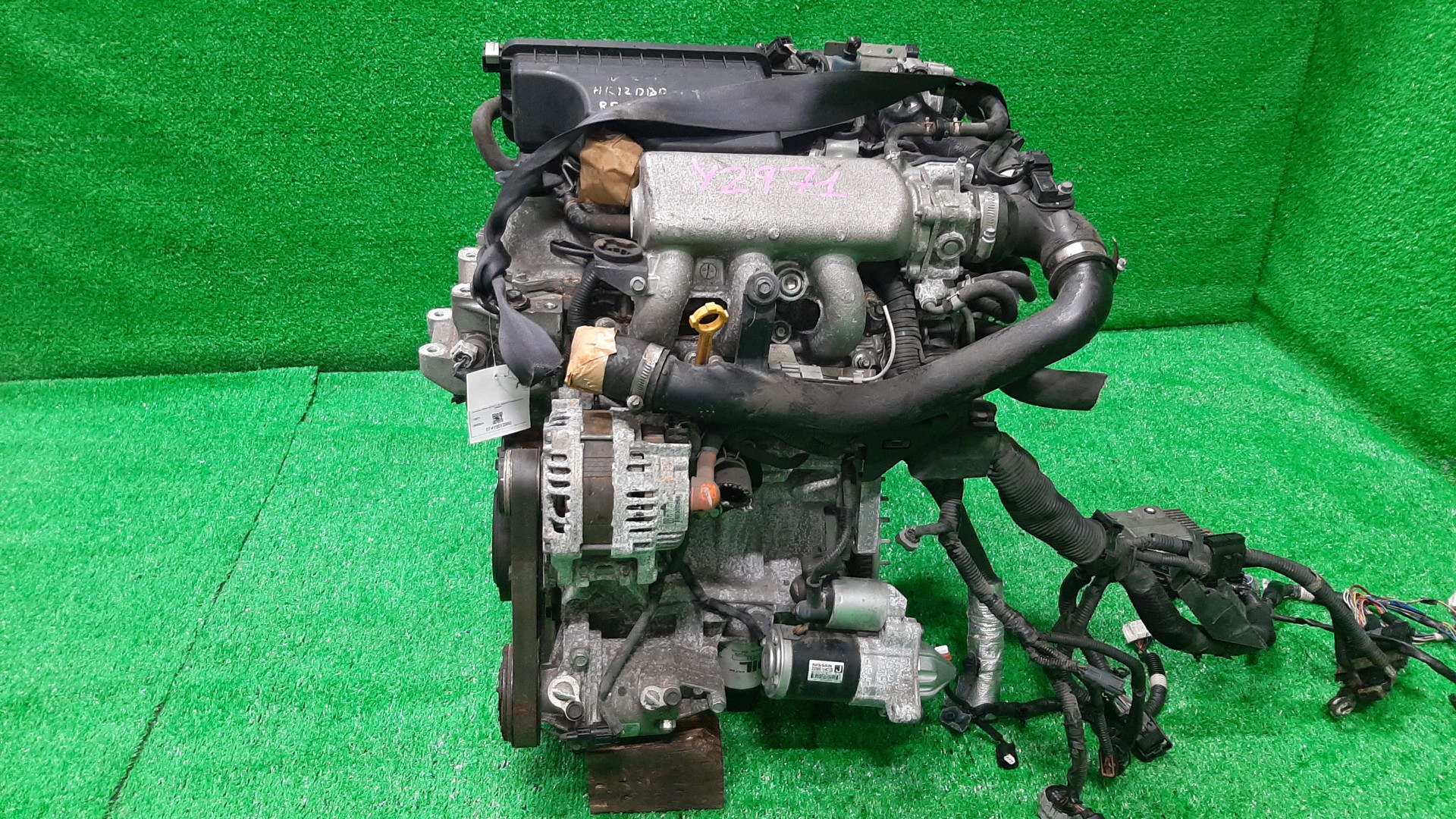 Двигатель NISSAN NOTE E12 HR12DDR 295595A 3 ракурс