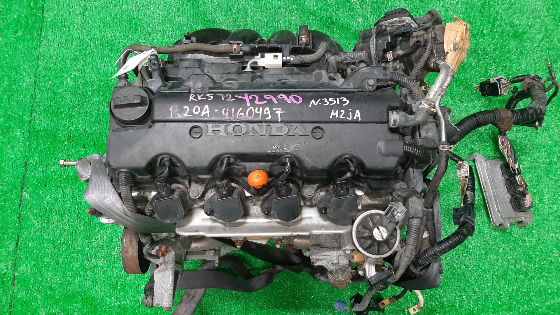 Двигатель HONDA STEPWGN RK1, RK5, RK3, RK7 R20A 4160497 1 ракурс Двигатель HONDA STEPWGN RK1, RK5, RK3, RK7 R20A 4160497 1 ракурс