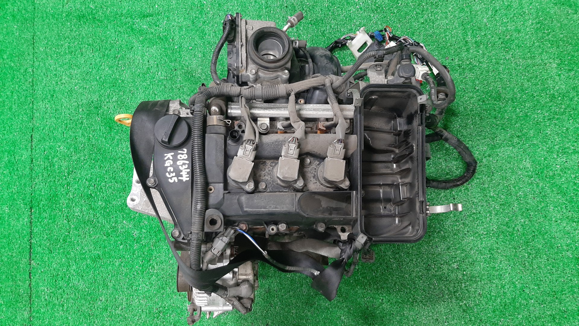 Двигатель TOYOTA PASSO, BOON KGC30, KGC35, M600S, M610S 1KR-FE 1MOD 1 ракурс