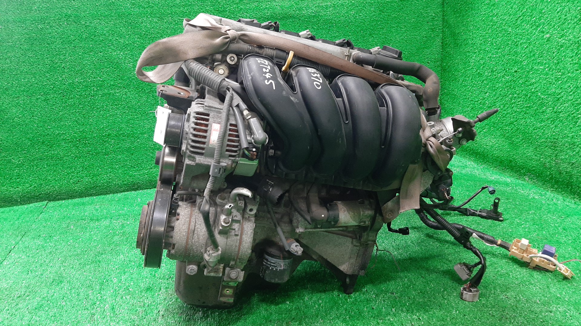 Двигатель TOYOTA COROLLA, PREMIO, COROLLA SPACIO, WISH, ALLION, COROLLA FIELDER, ALLEX, COROLLA RUNX, VOLTZ, WILL VS ZZE124, ZZT245, ZZE124N, ZNE14G, ZZE124G, ZZE138, ZZE129 1ZZ-FE MEX 3 ракурс