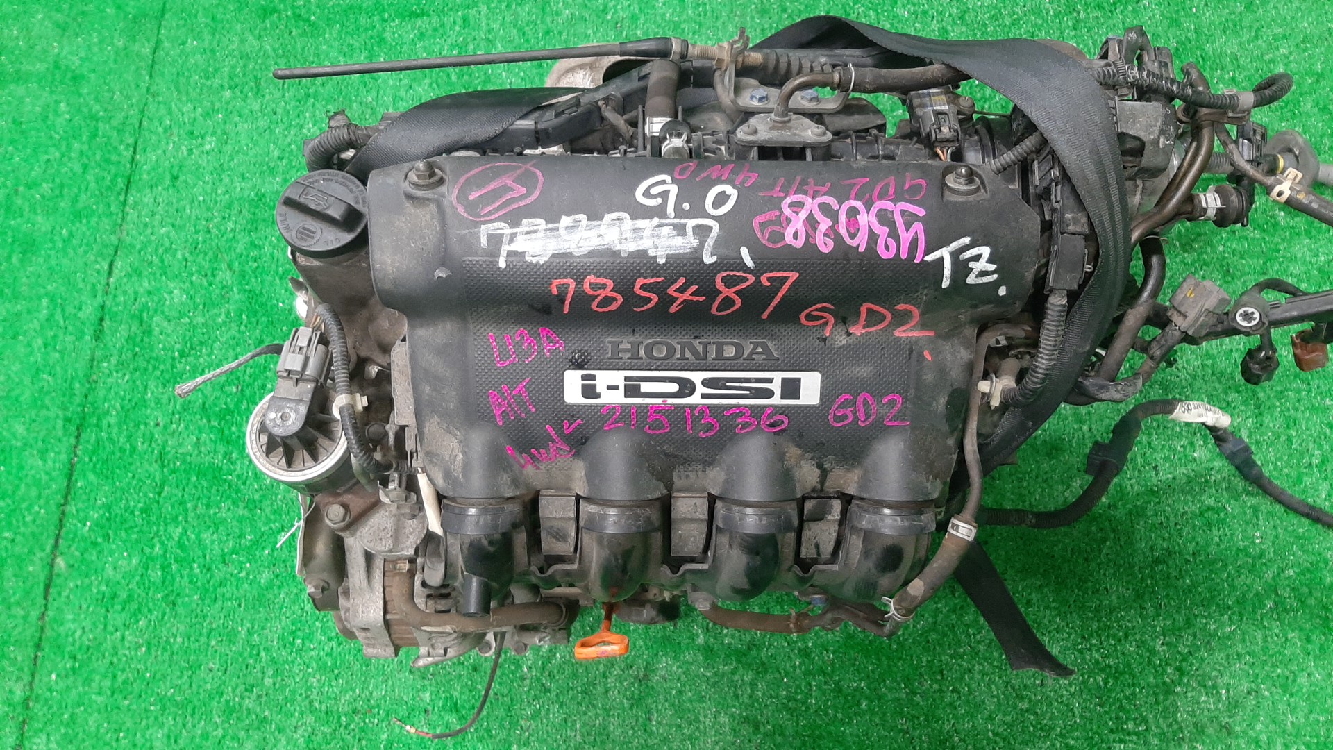 Двигатель HONDA FIT ARIA, FIT GD6, GD7, GD2, GD1 L13A I-DSI 1 ракурс