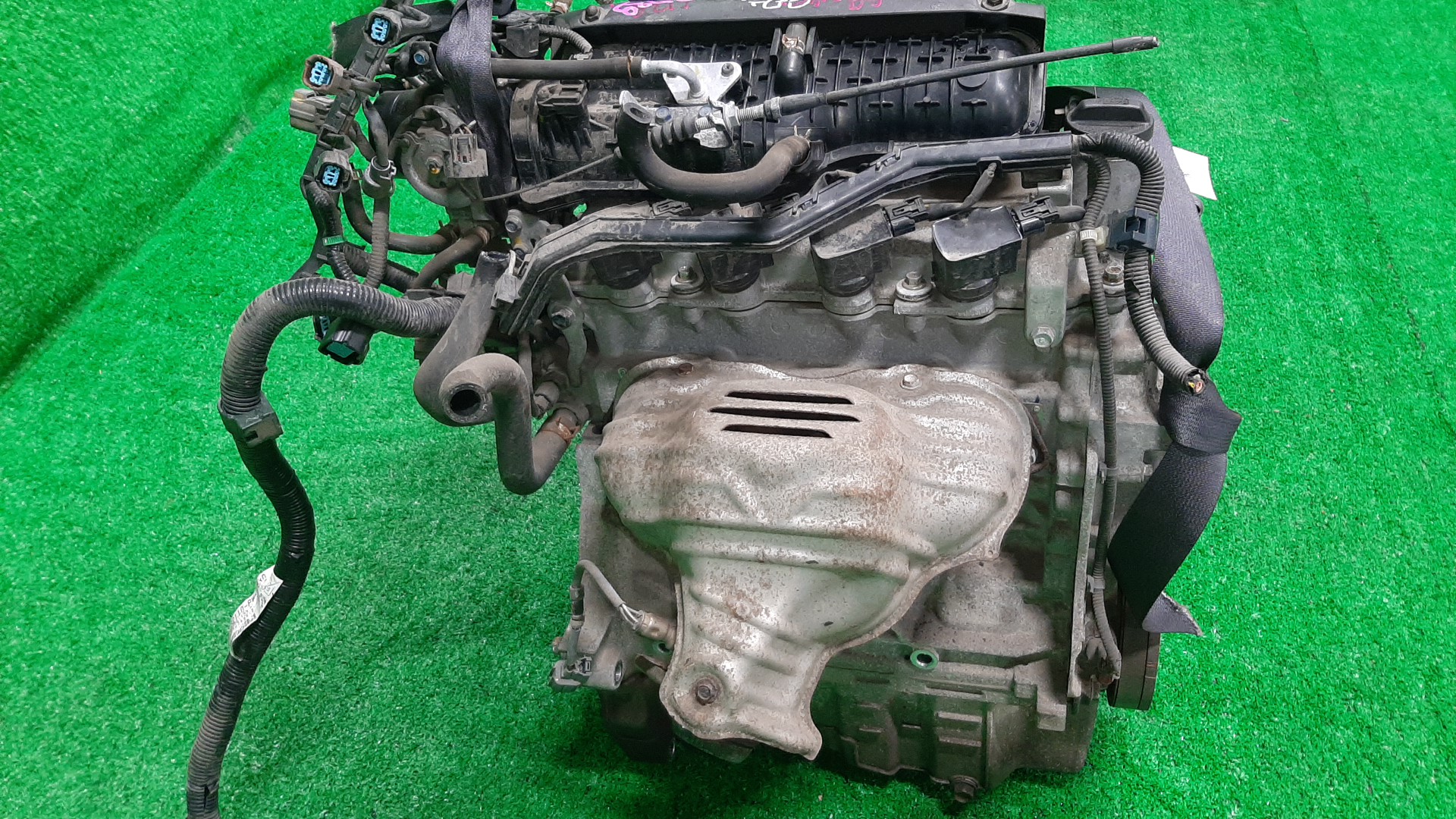 Двигатель HONDA FIT ARIA, FIT GD6, GD7, GD2, GD1 L13A I-DSI 4 ракурс