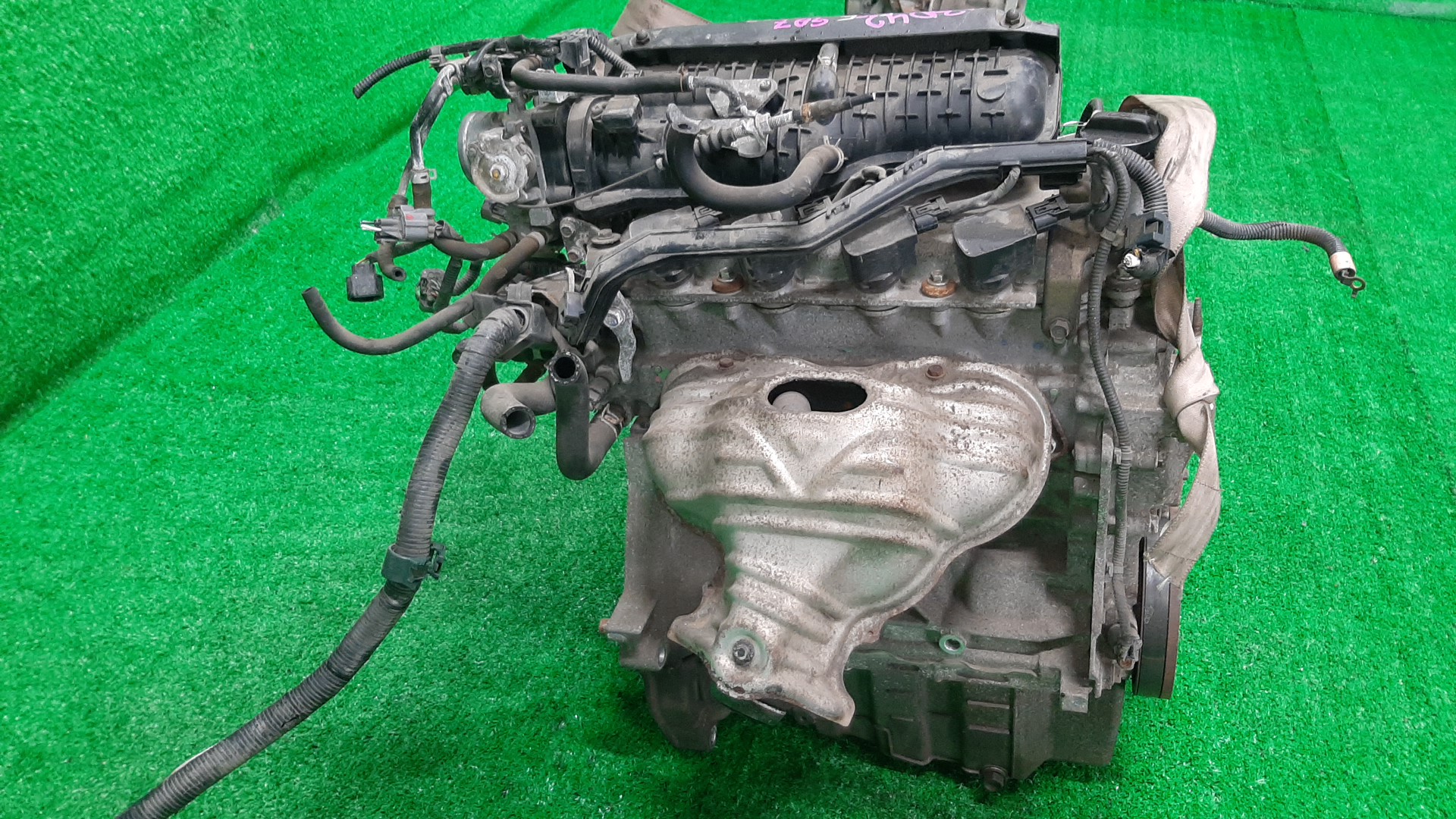 Двигатель HONDA FIT ARIA, FIT GD6, GD7, GD2, GD1 L13A I-DSI 4 ракурс