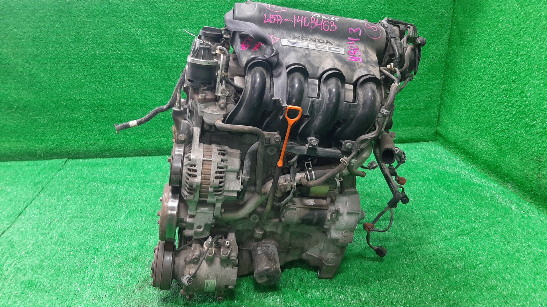 Двигатель HONDA FIT GD3, GD4 L15A VTEC 3 ракурс
