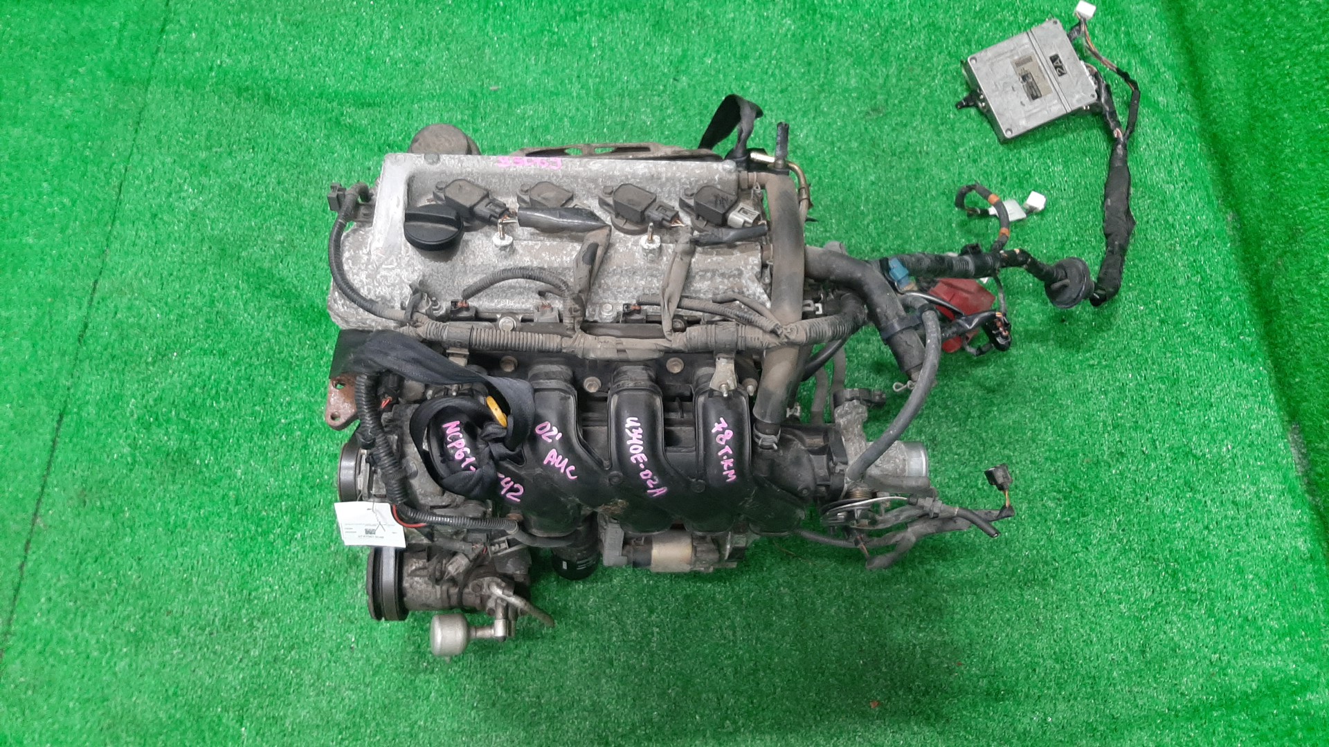 Двигатель TOYOTA FUNCARGO, IST, PLATZ, RAUM, VITZ, BB, PORTE NCP21, NCP61, NCP12, NCZ20, NCP13, NCP31, NNP11 1NZ-FE A623059 1 ракурс