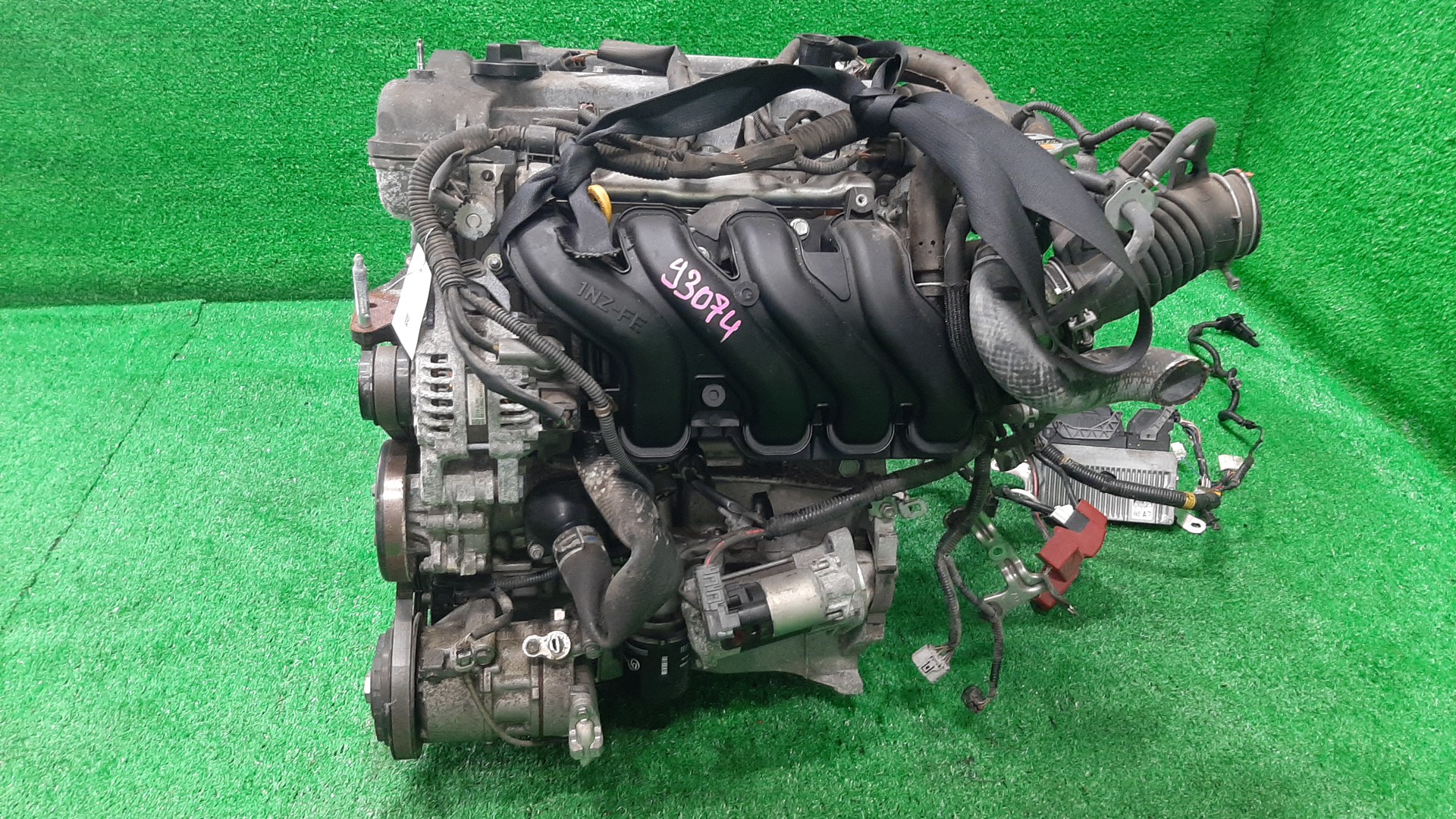 Двигатель TOYOTA PROBOX, COROLLA FIELDER, PORTE, SUCCEED, SPADE, COROLLA  AXIO NCP160V, NZE161G, NCP141, NZE161 1NZ-FE ELECTRO 3 ракурс